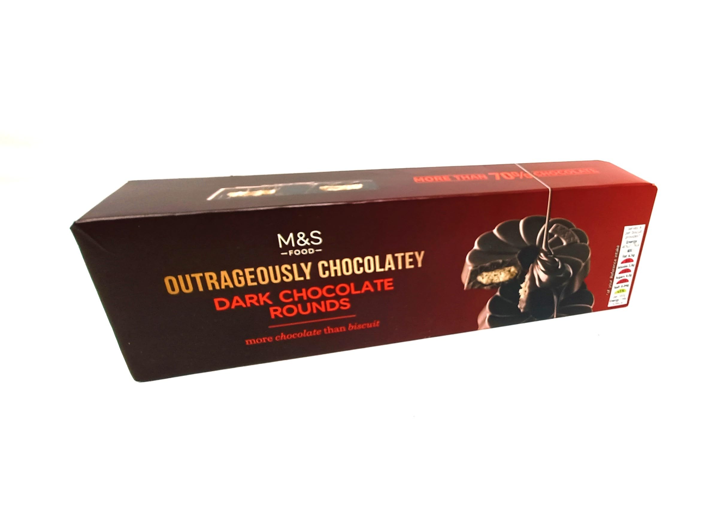Outrageously Chocolatey Dark Chocolate Rounds 200g