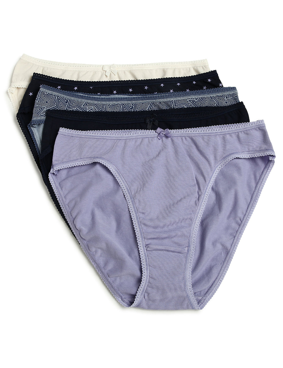IBO 5pk Cotton Lycra High Leg