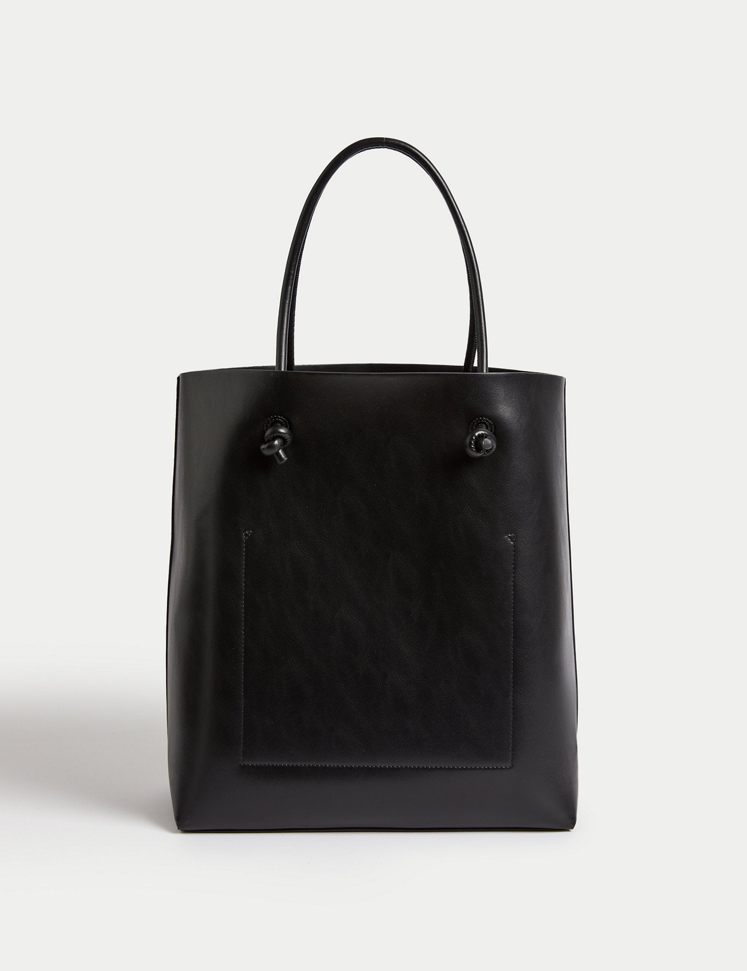 Faux Leather Tote Bag