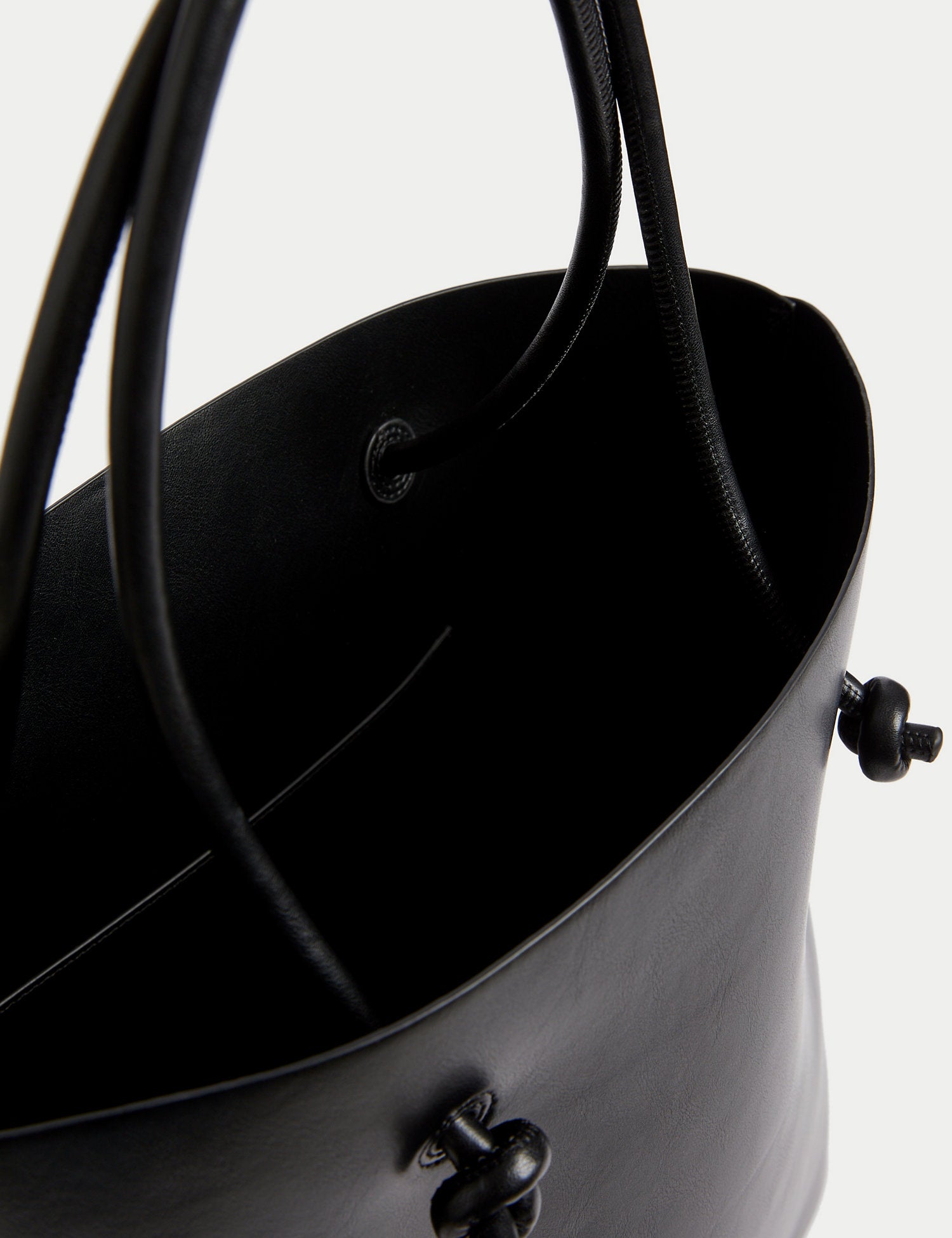 Faux Leather Tote Bag