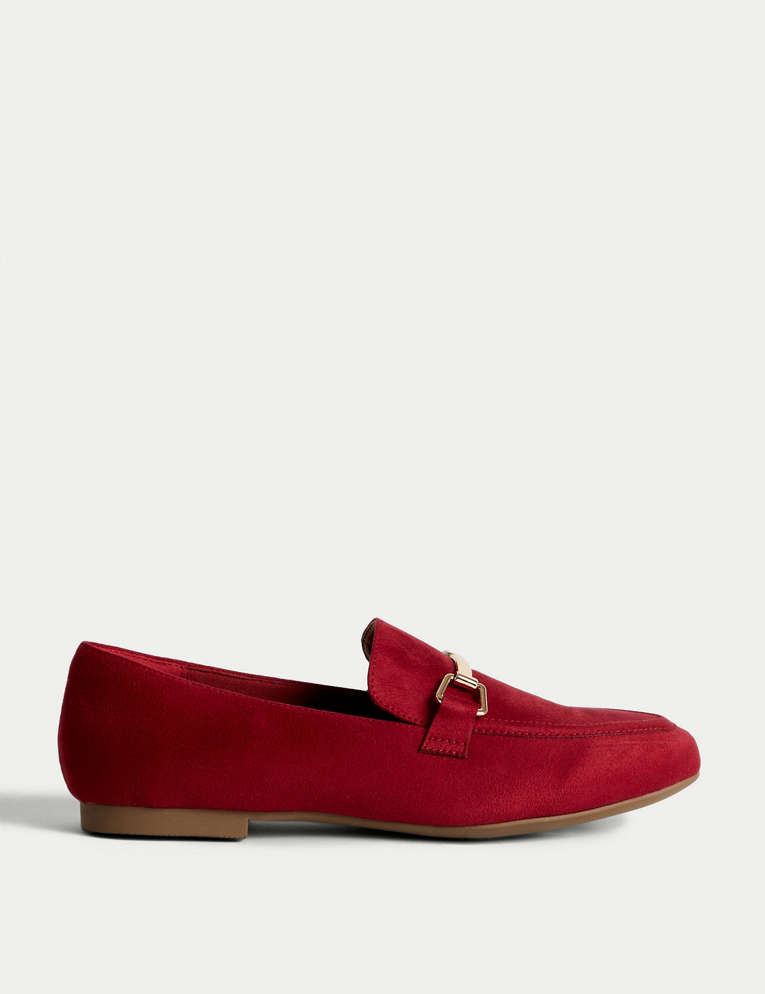 Trim Detail Slip On Flat Loafers