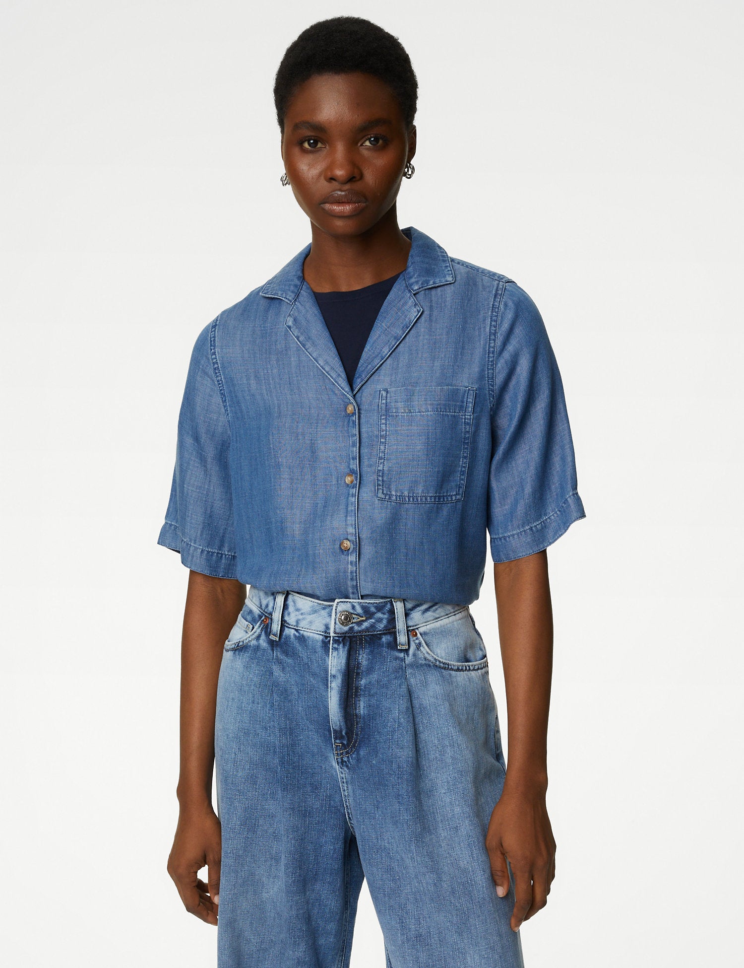 Pure Tencel™ Collared Shirt