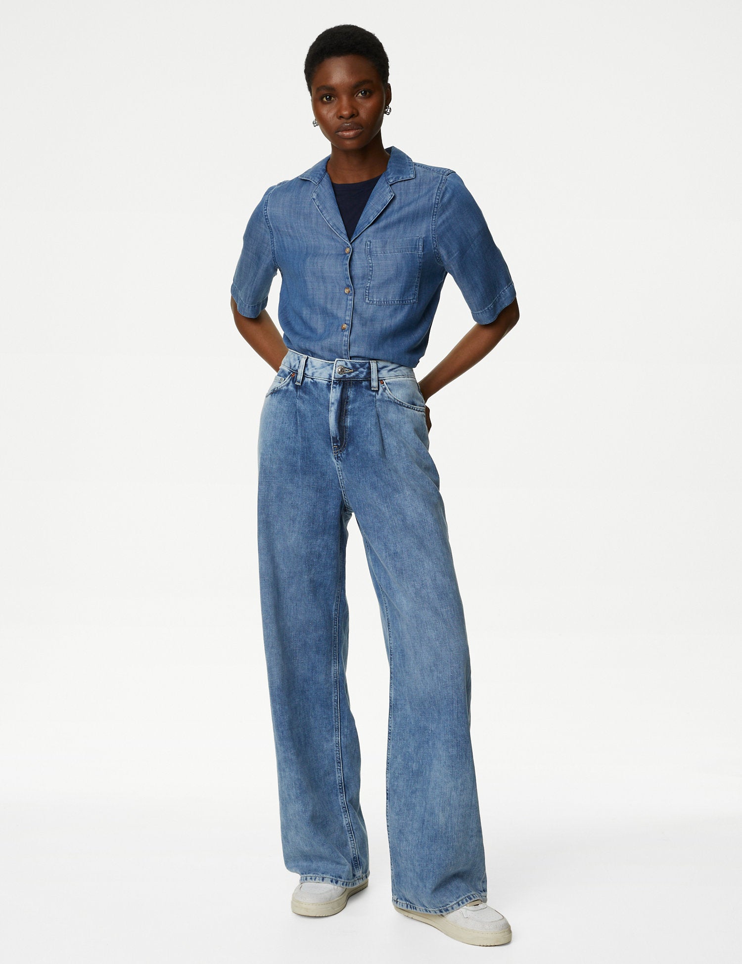Pure Tencel™ Collared Shirt