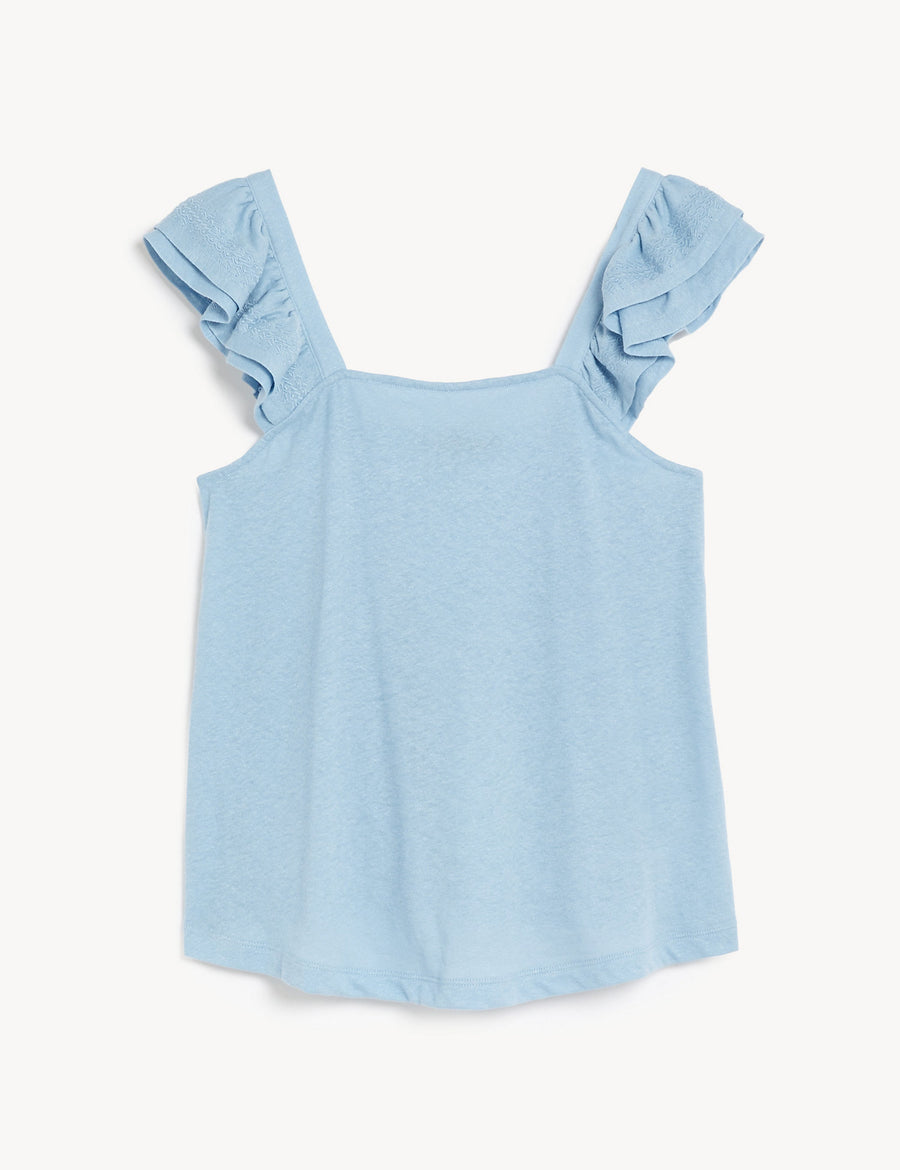 Linen Rich Vest Top