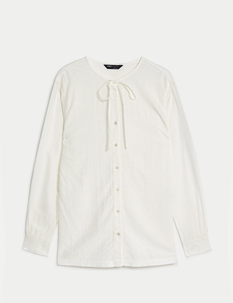 Modal Rich Longline Blouse