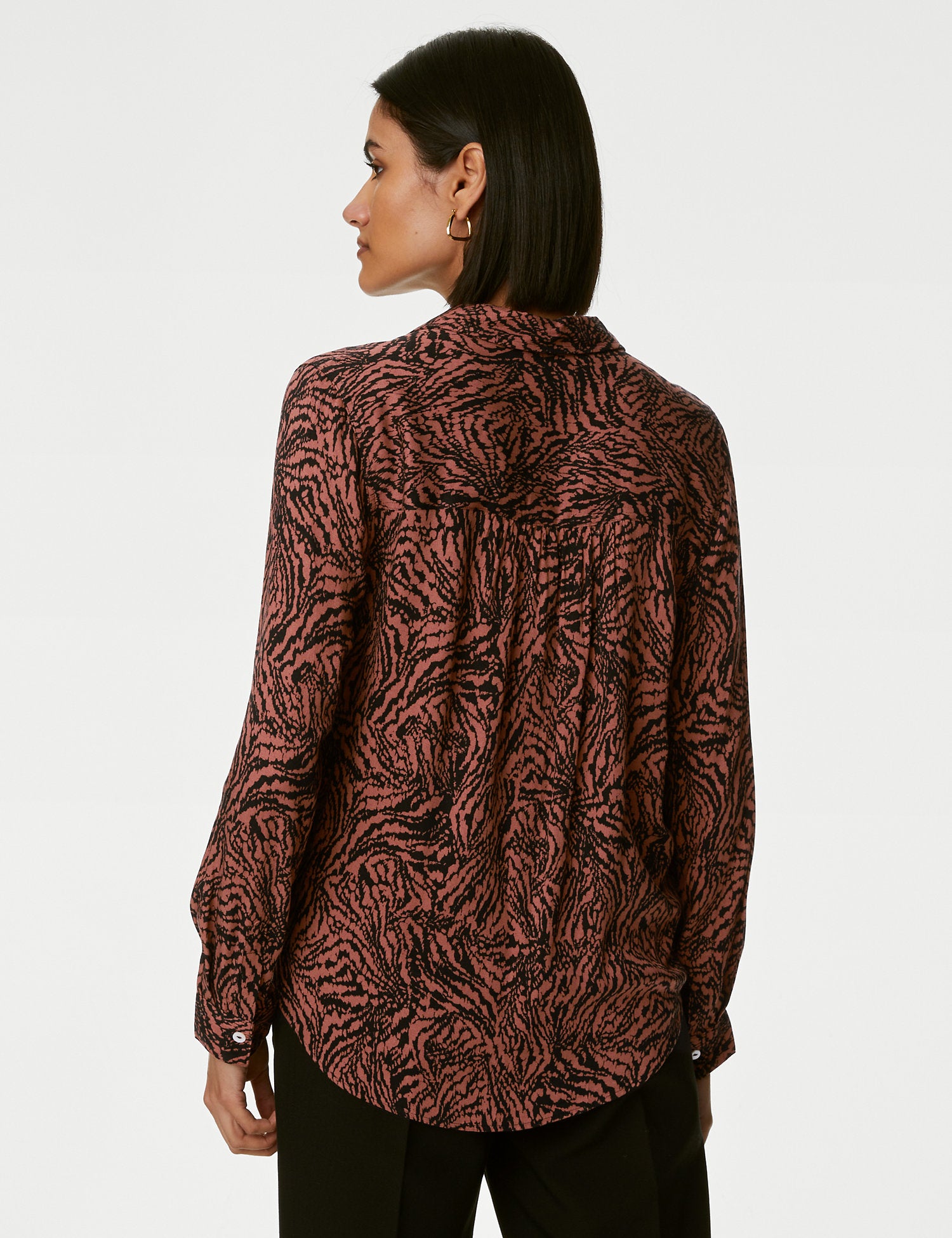 Printed Collared Shirt