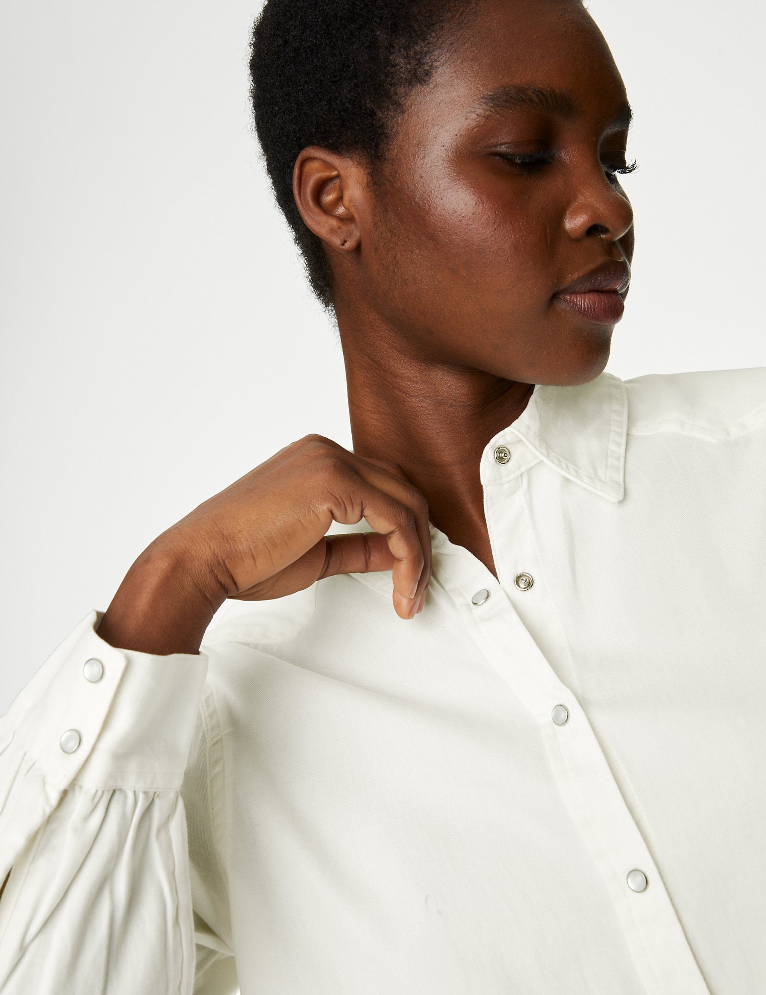 Pure Cotton Collared Shirt