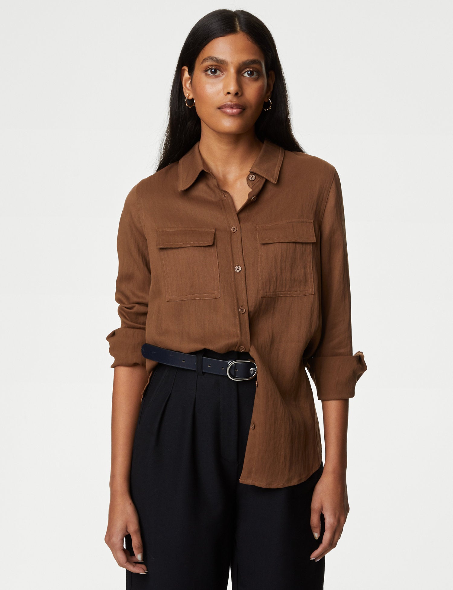 Lyocell™ Rich Collared Shirt