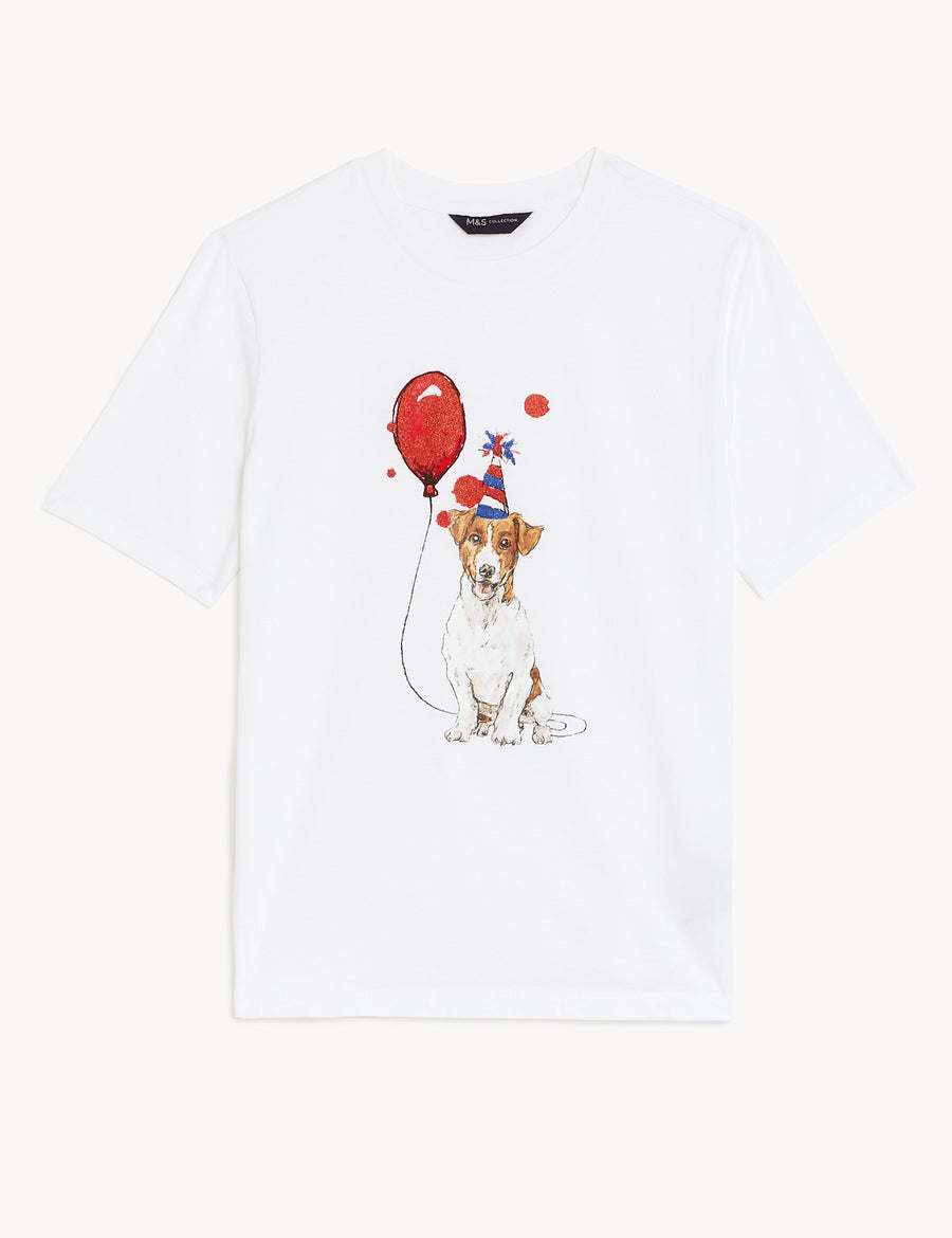Pure Cotton Printed T-Shirt