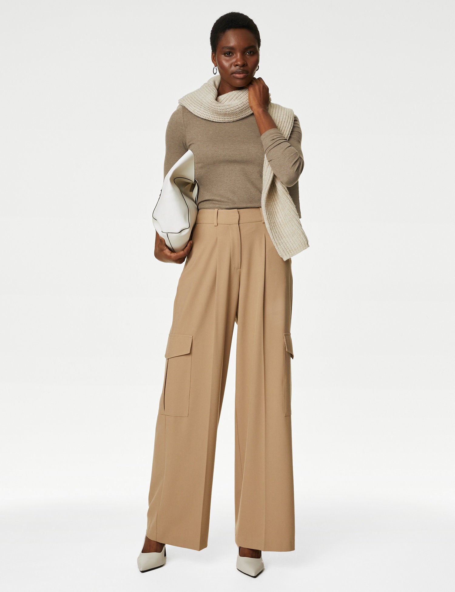 Cotton Rich Ribbed Slim Fit Top