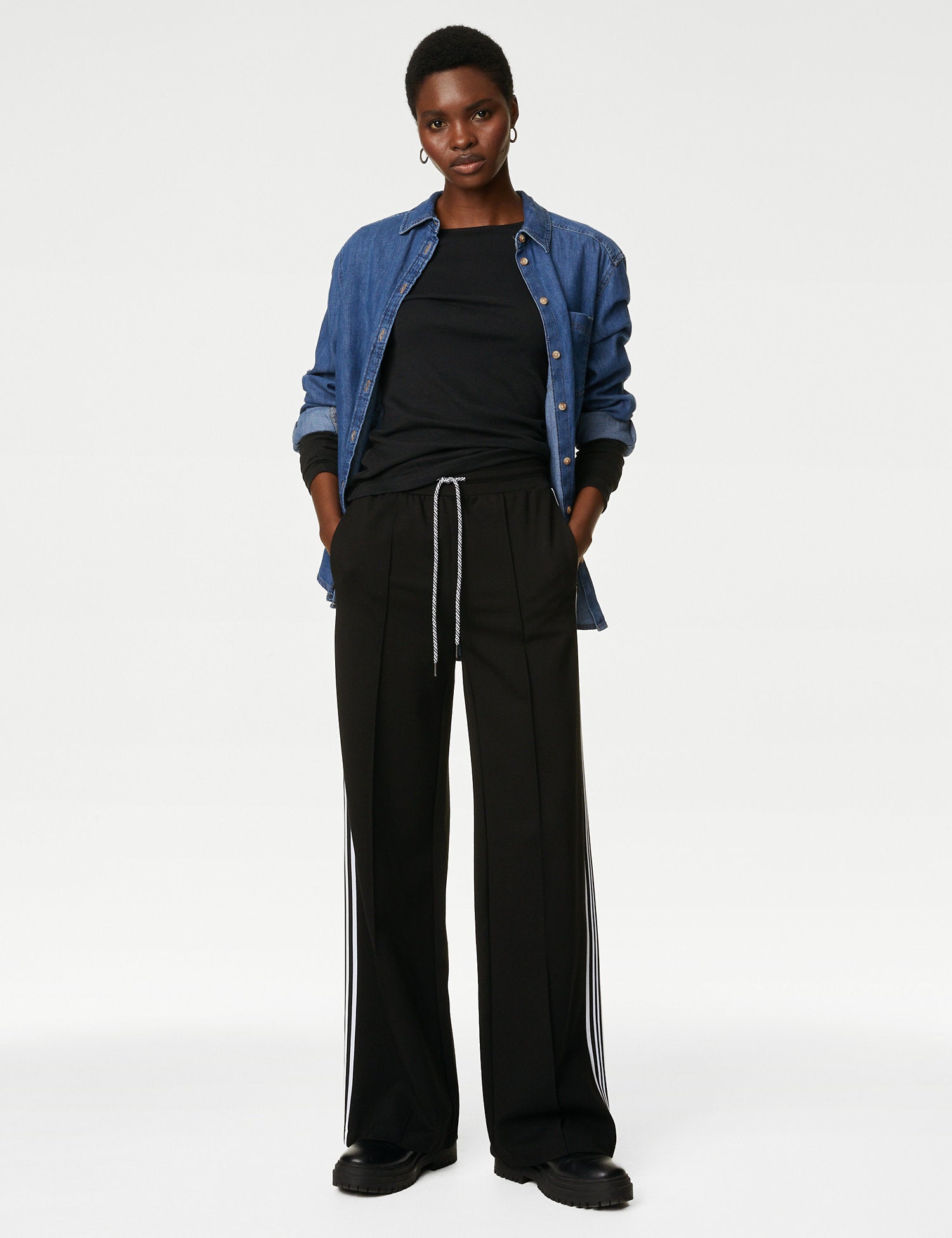 Cotton Rich Ribbed Slim Fit Top