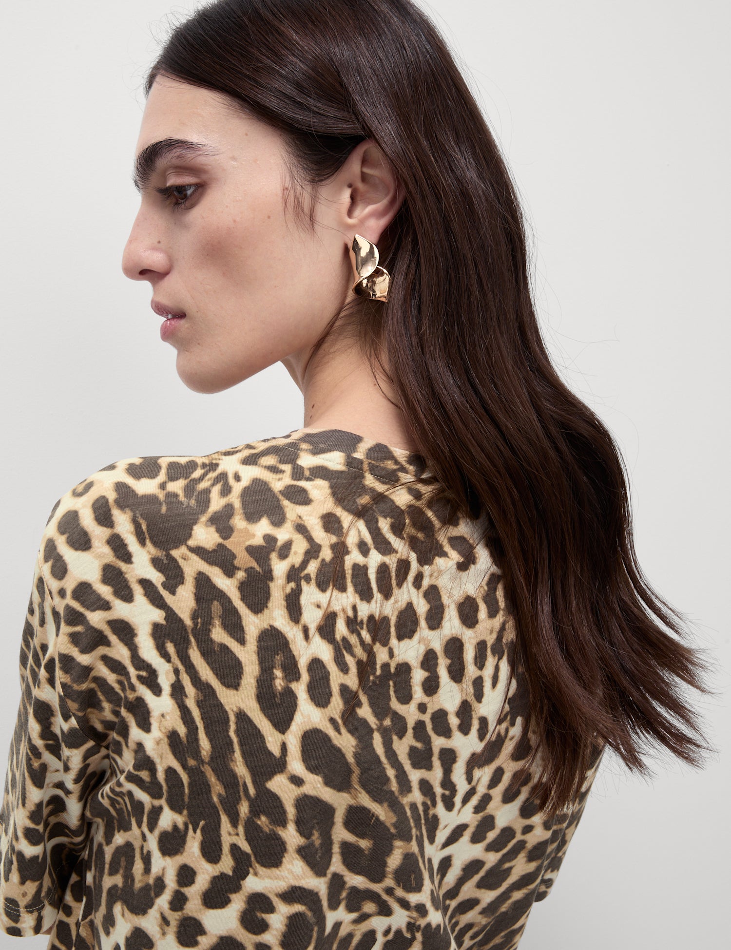 Cotton Modal Blend Printed T-Shirt