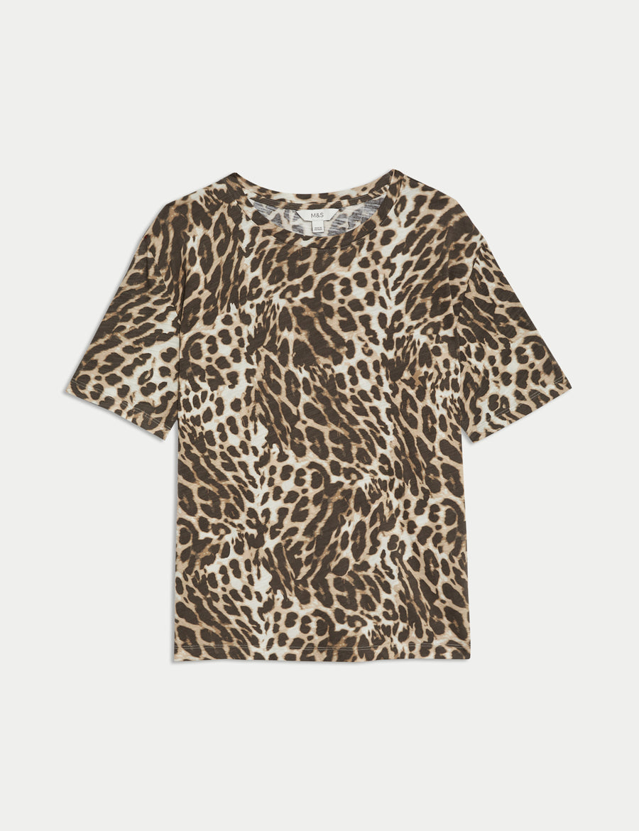 Cotton Modal Blend Printed T-Shirt