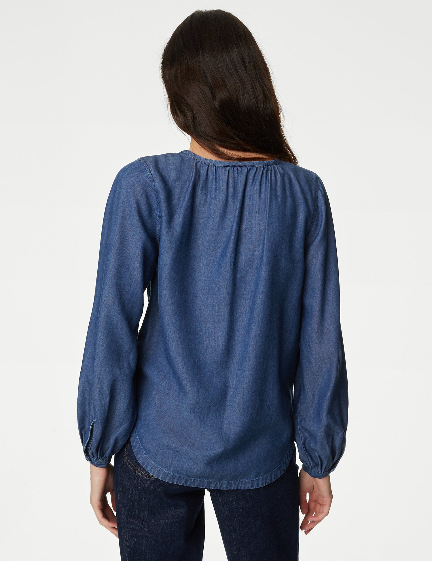 Pure Lyocell™ V-Neck Blouse
