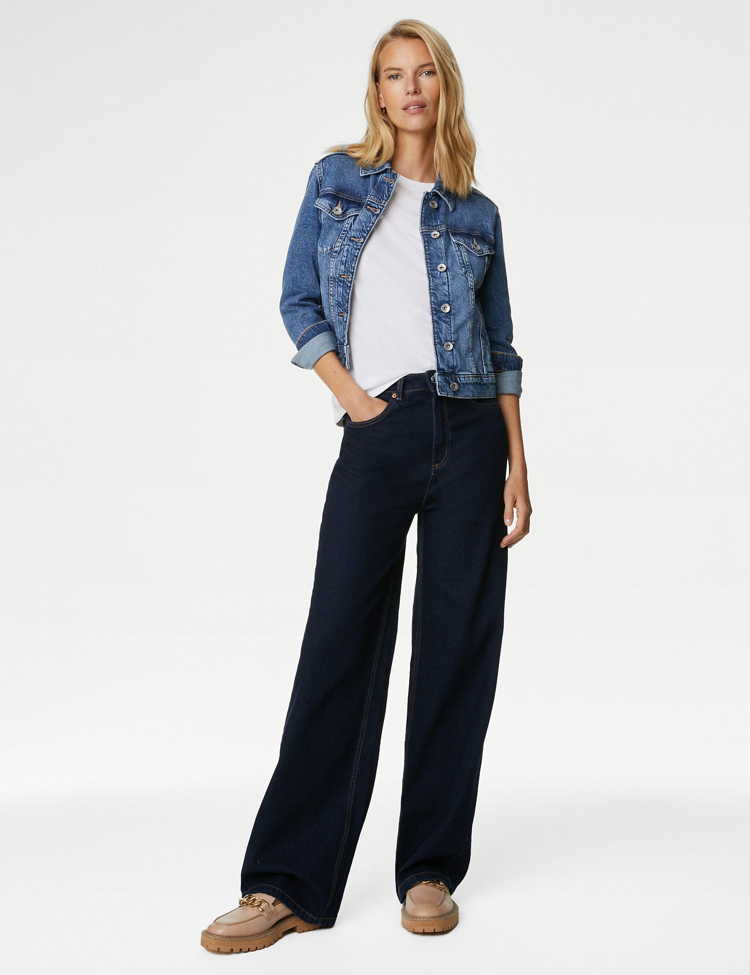 Pure Cotton Crew Neck T-Shirt