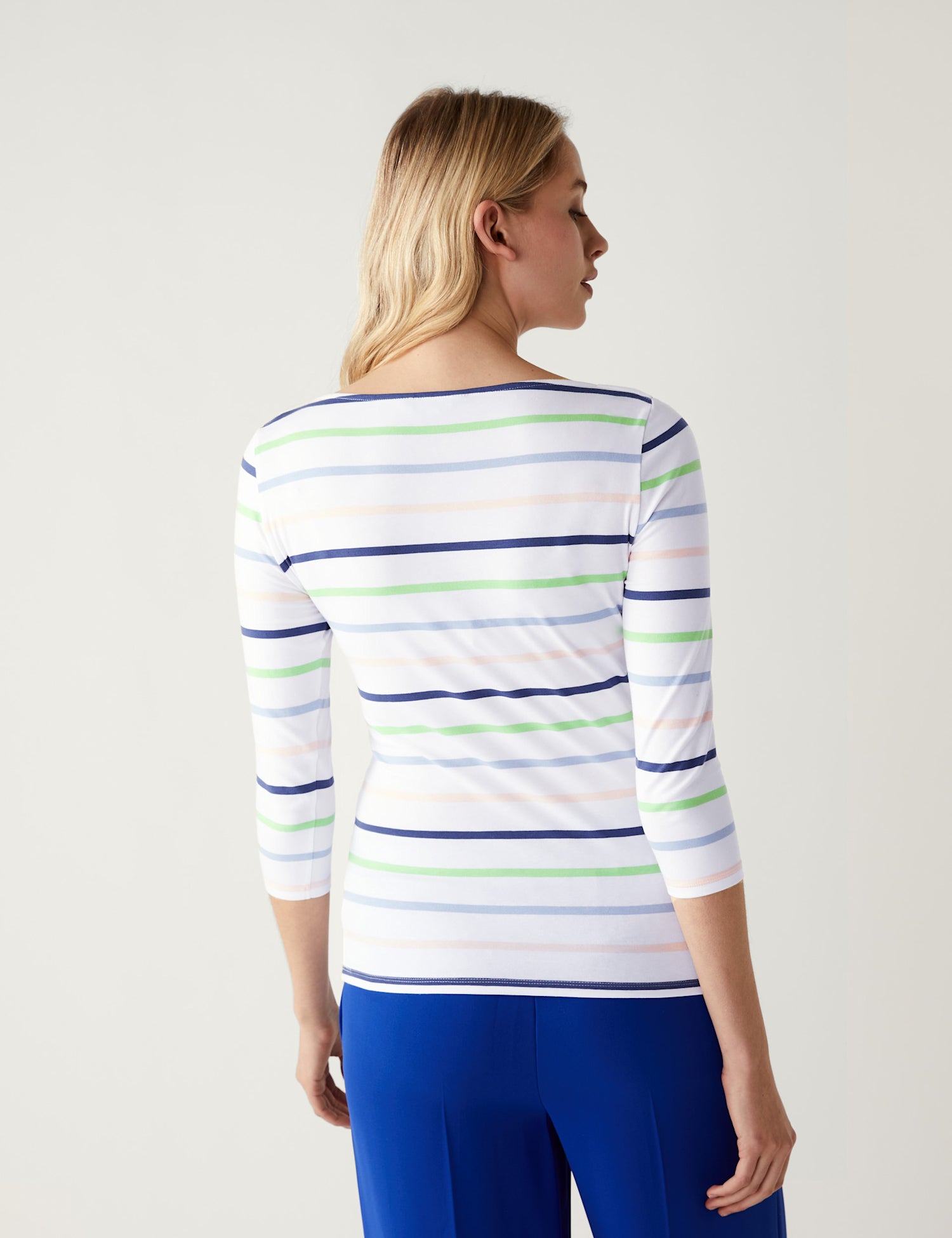 Cotton Rich Striped Slim Fit T-Shirt