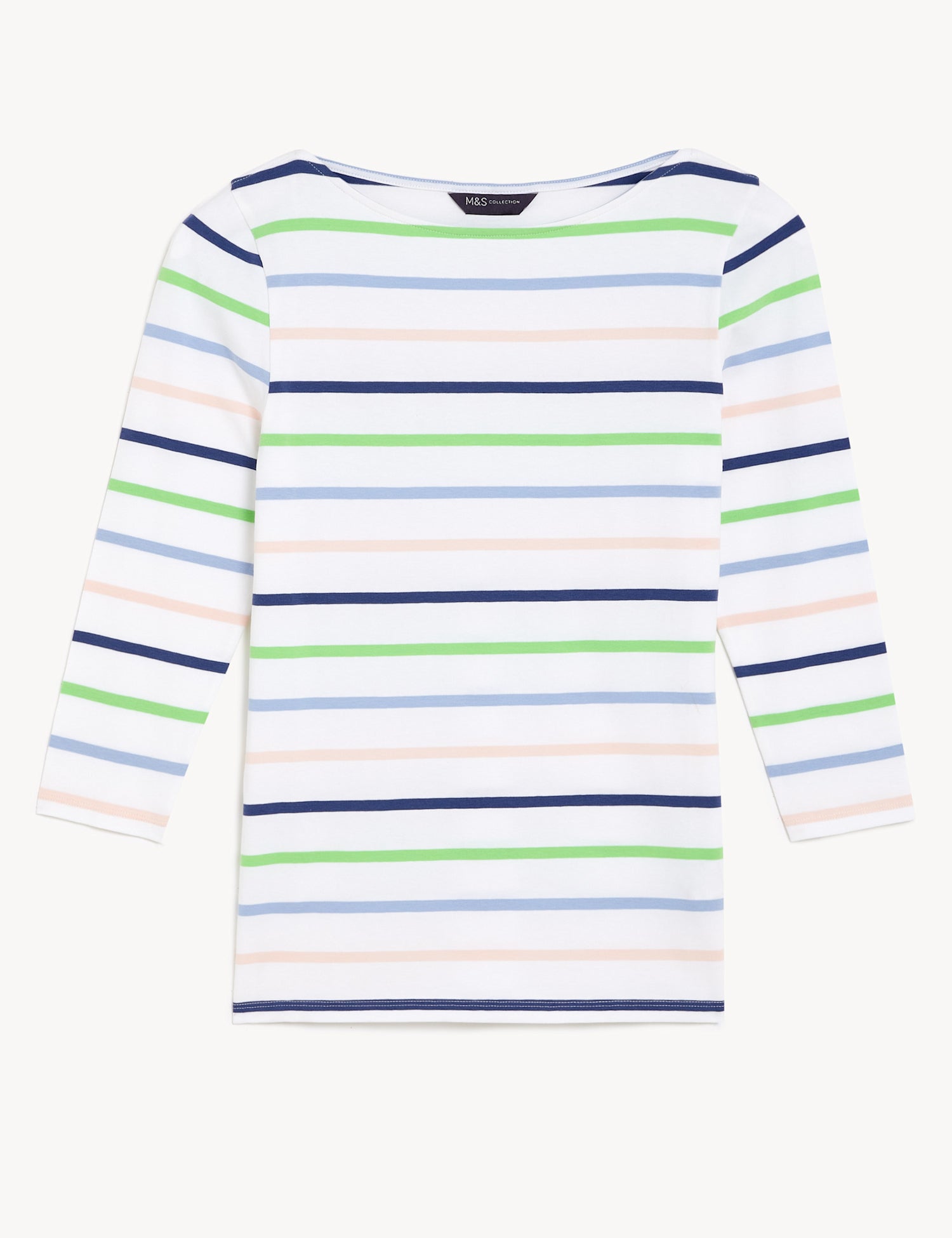 Cotton Rich Striped Slim Fit T-Shirt