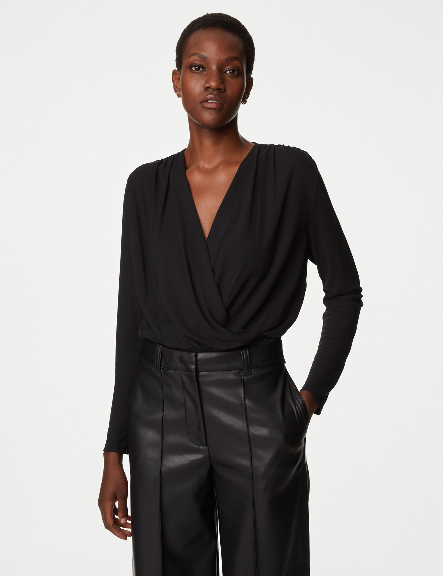 Jersey Wrap Bodysuit