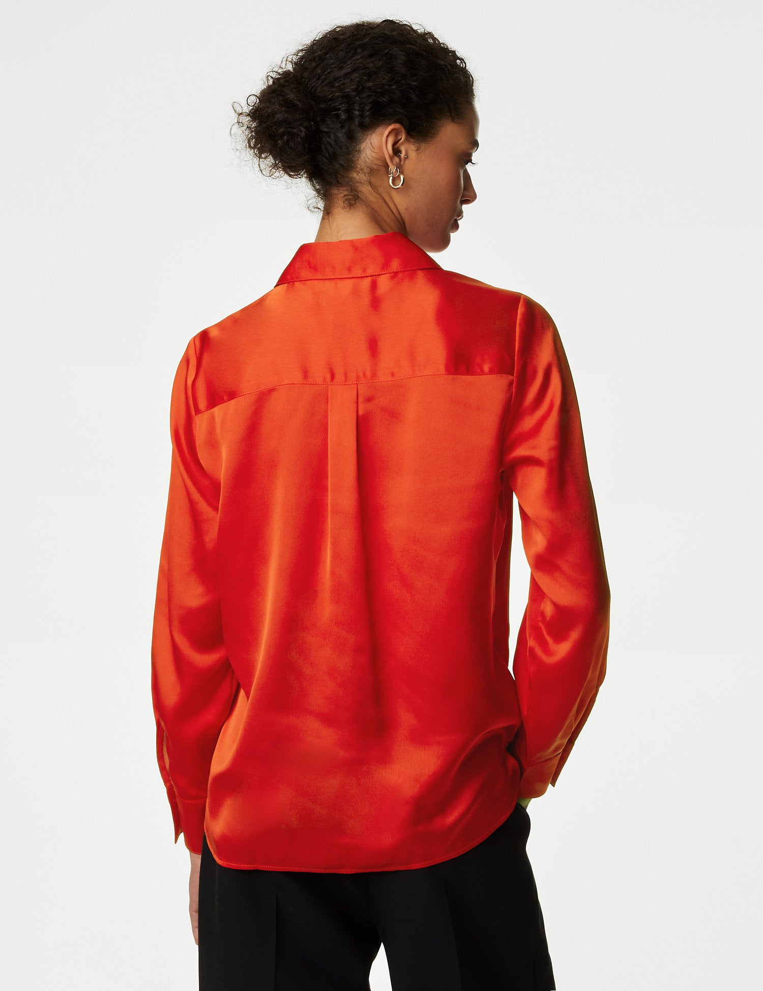 Satin Collared Shirt