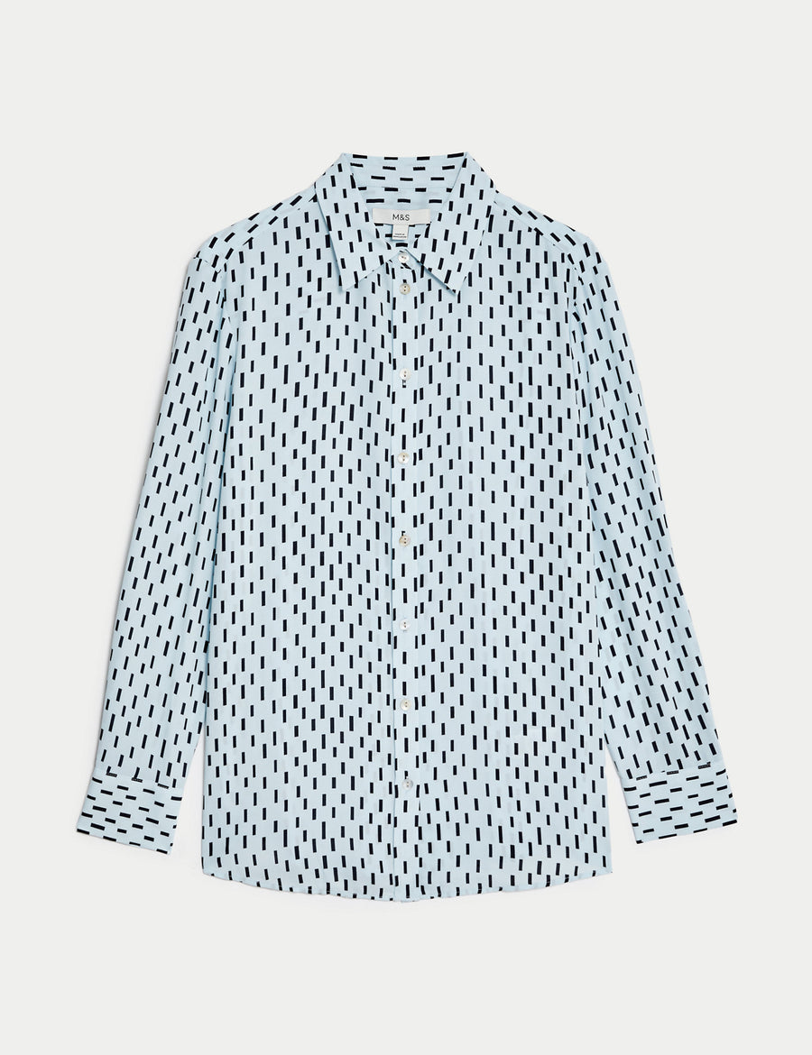 Printed Collared Shirt