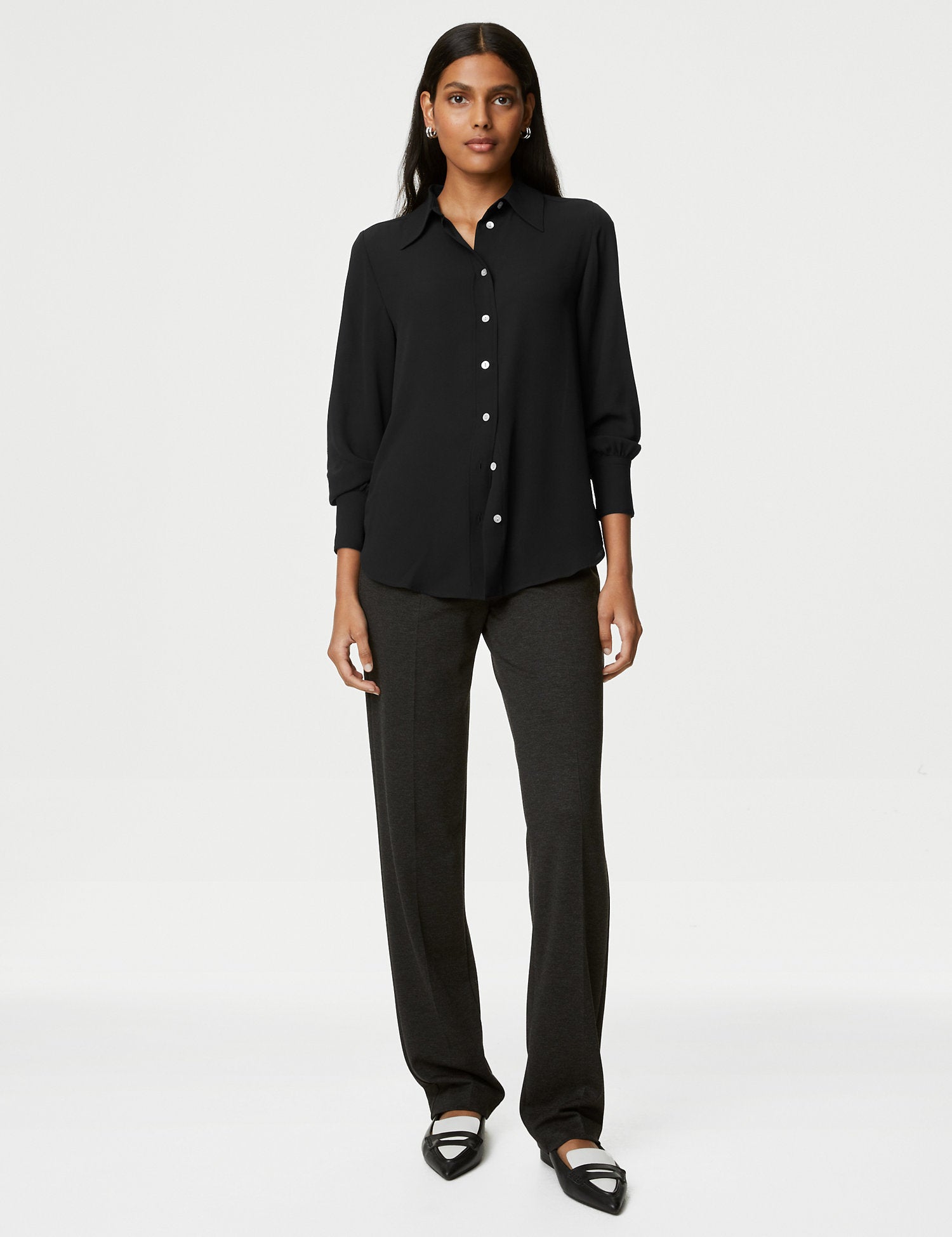 Collared Long Sleeve Shirt