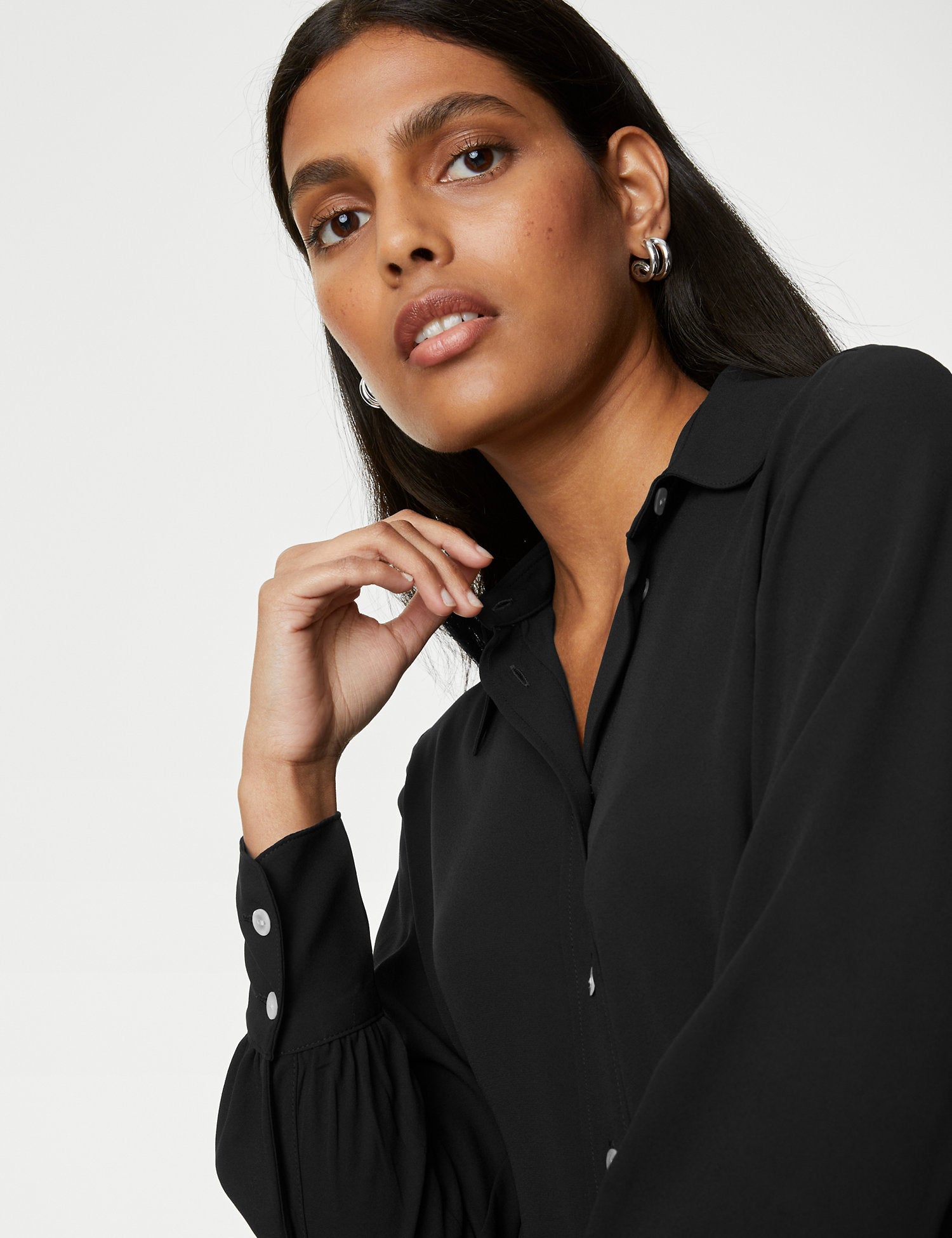 Collared Long Sleeve Shirt