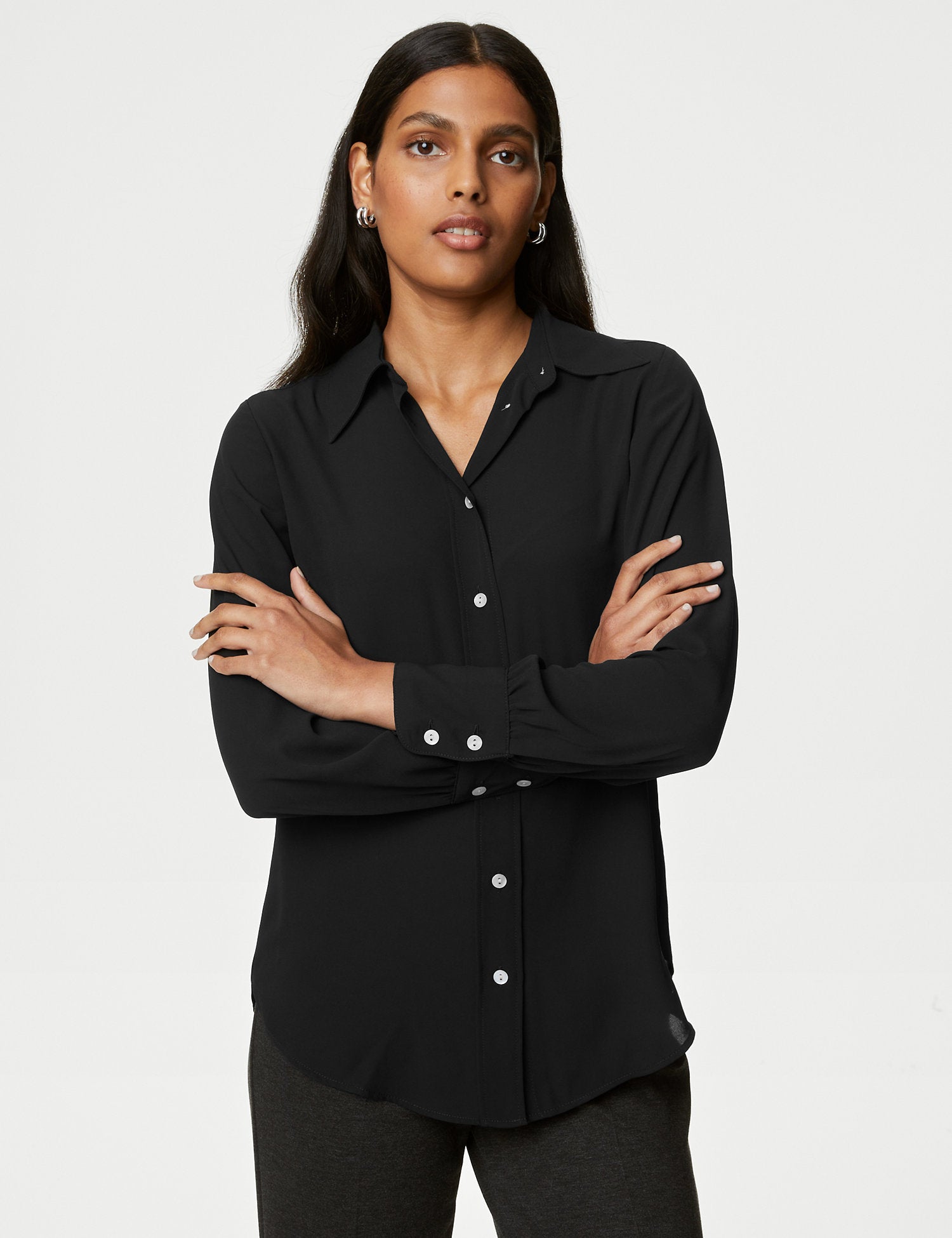 Collared Long Sleeve Shirt