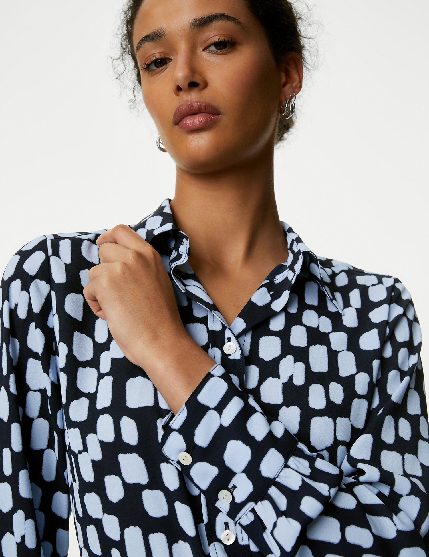 Printed Collared Shirt