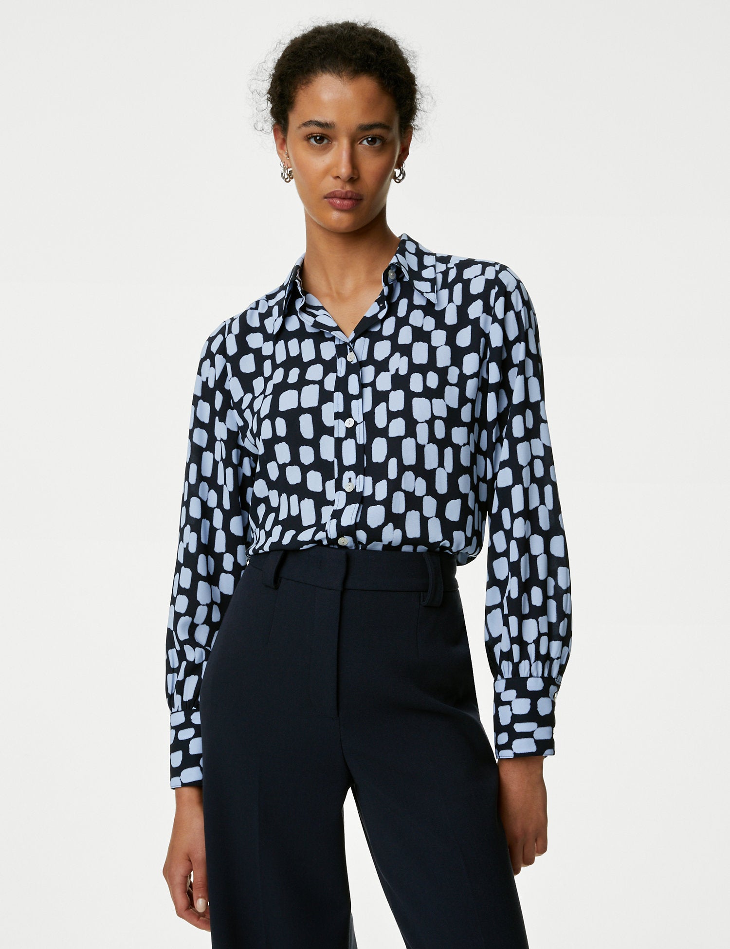 Printed Collared Shirt