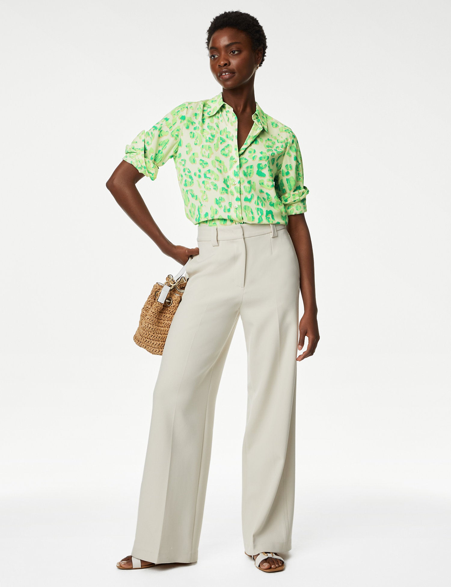 Printed Collared Shirt