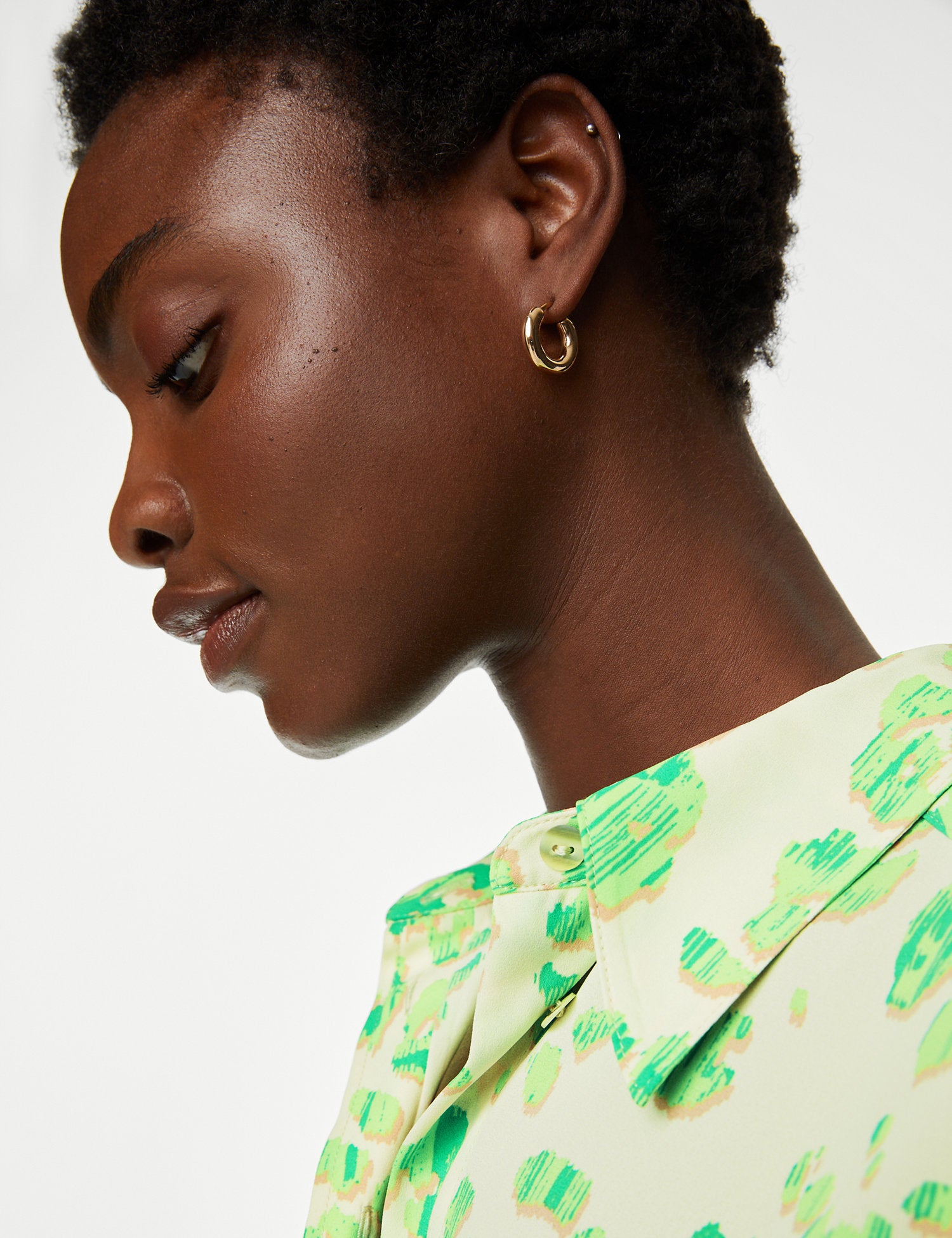 Printed Collared Shirt
