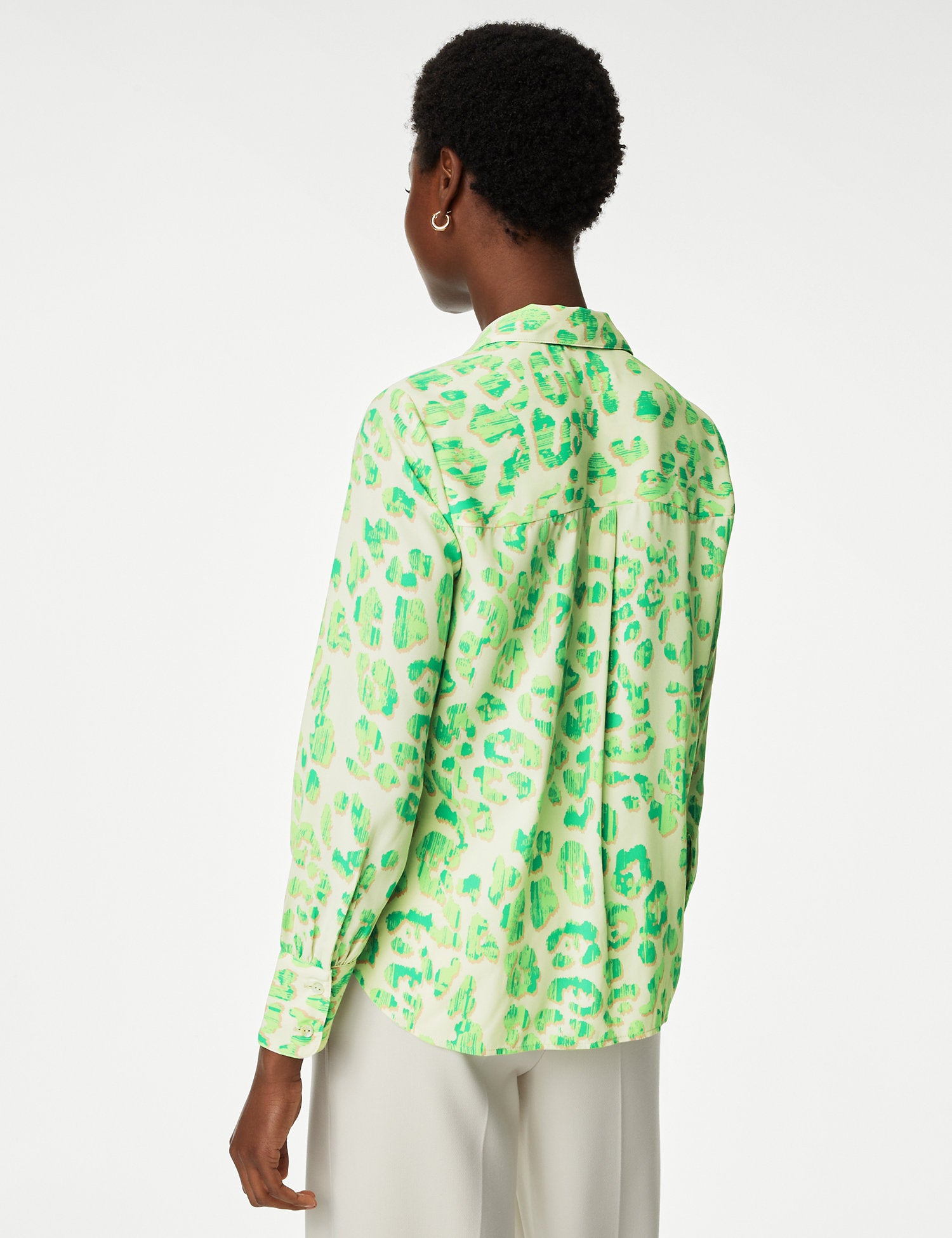 Printed Collared Shirt
