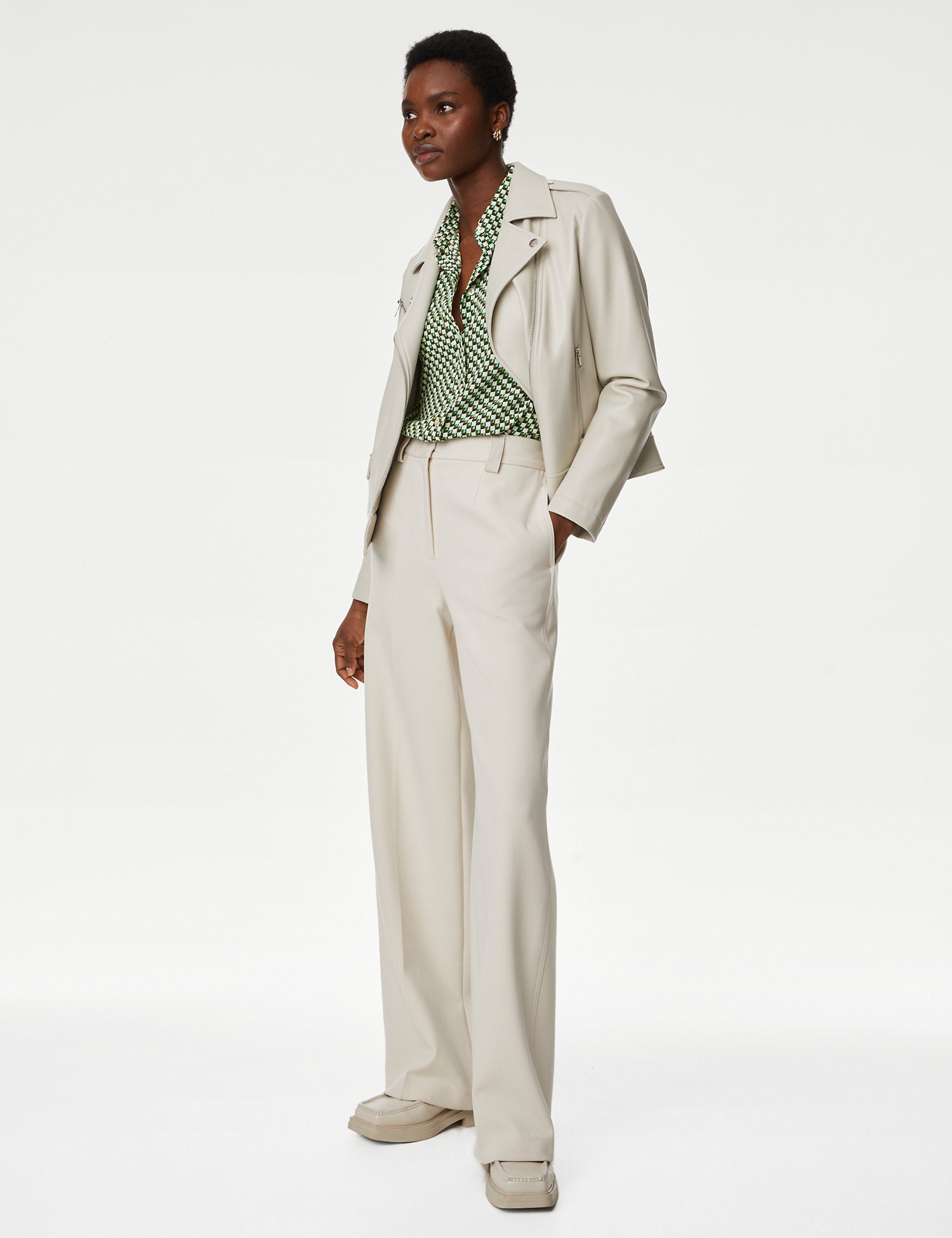 Printed Collared Shirt