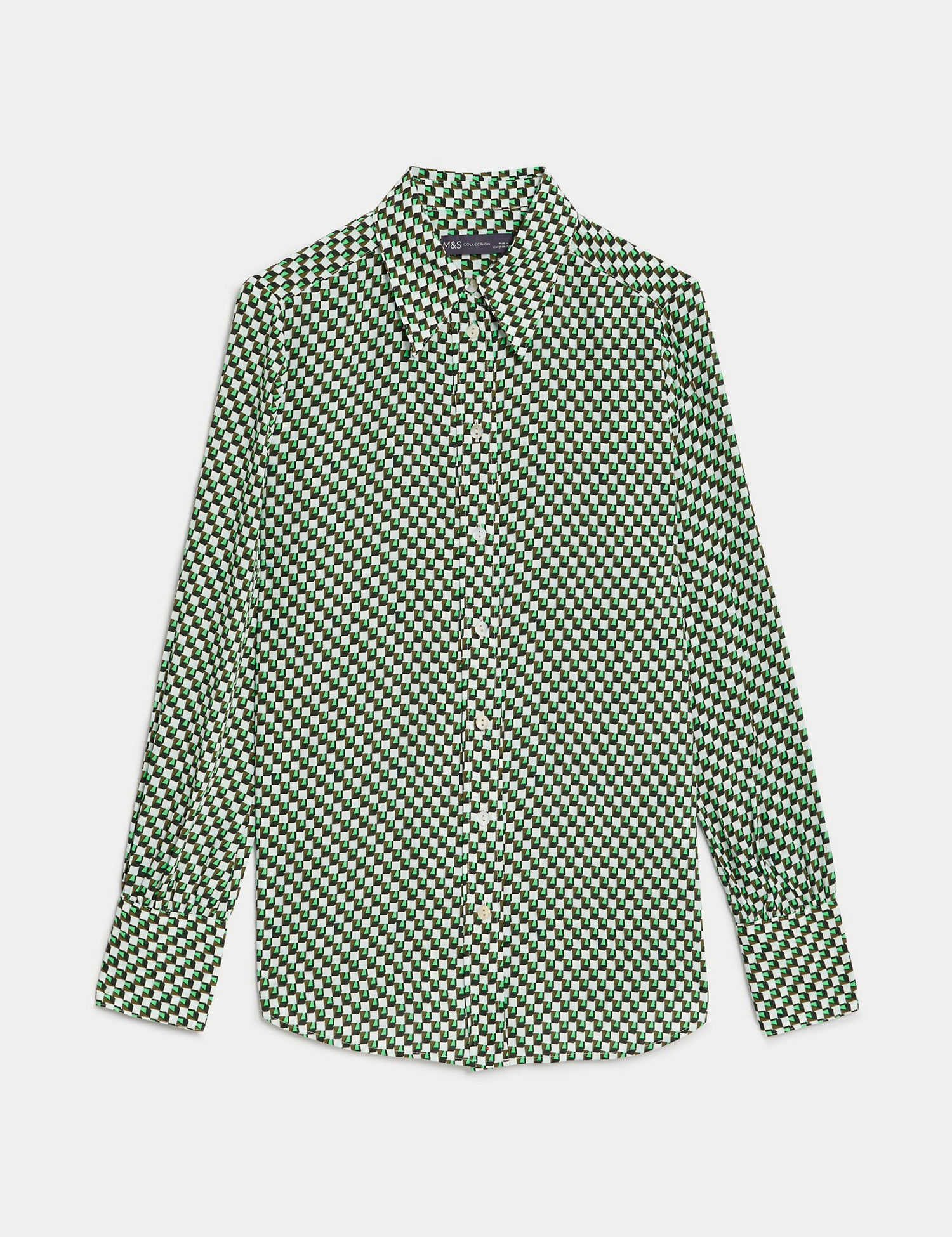 Printed Collared Shirt