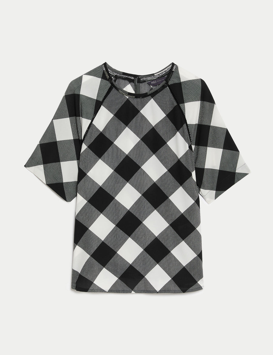 Checked Top