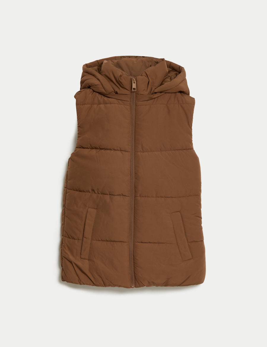Thermowarmth_x0099_ Hooded Puffer Gilet