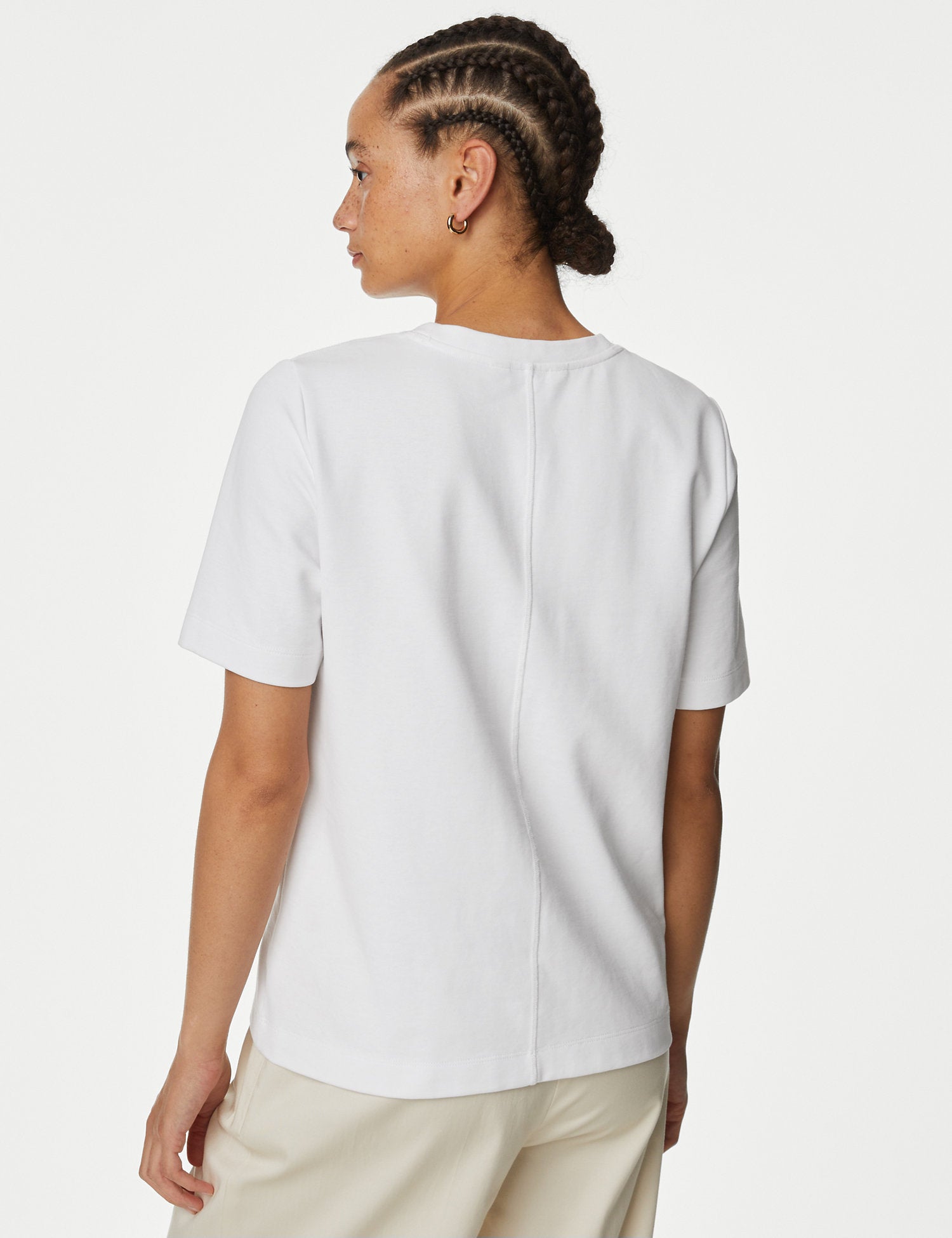 Cotton Rich Crew Neck T-Shirt