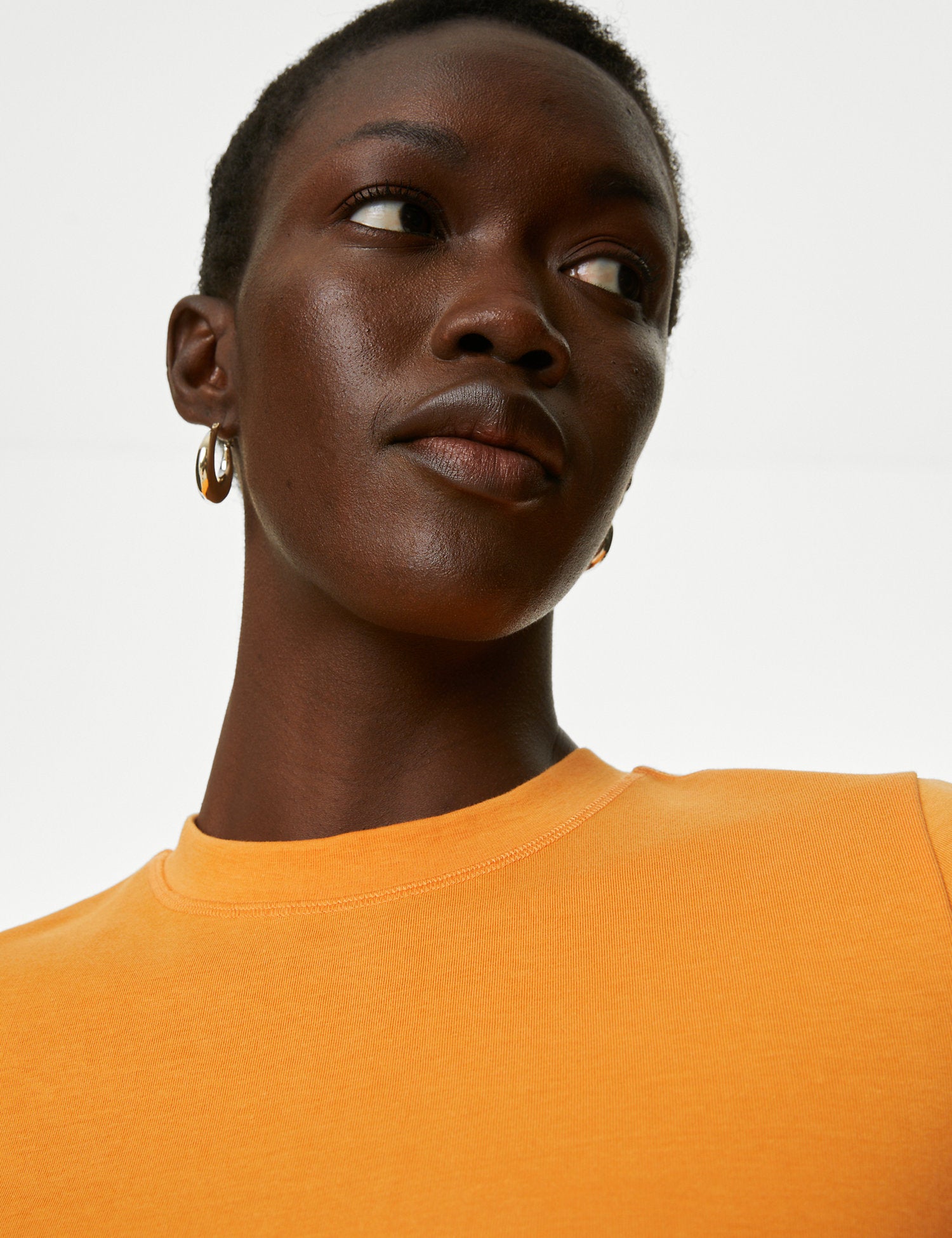 Cotton Rich Crew Neck T-Shirt