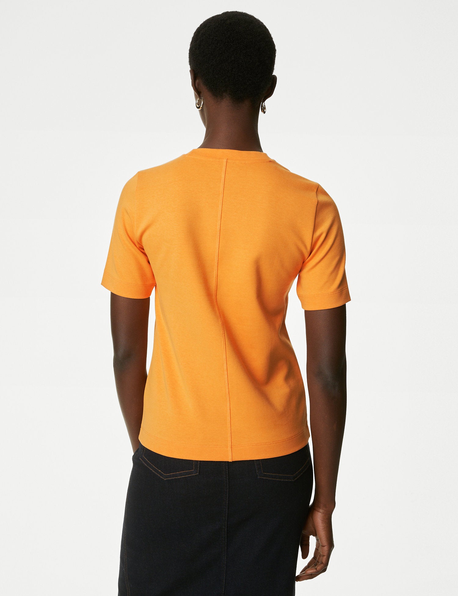 Cotton Rich Crew Neck T-Shirt