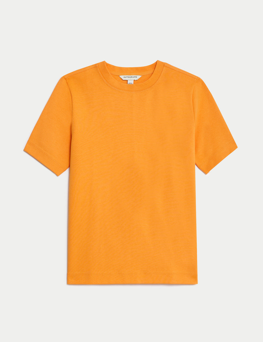Cotton Rich Crew Neck T-Shirt