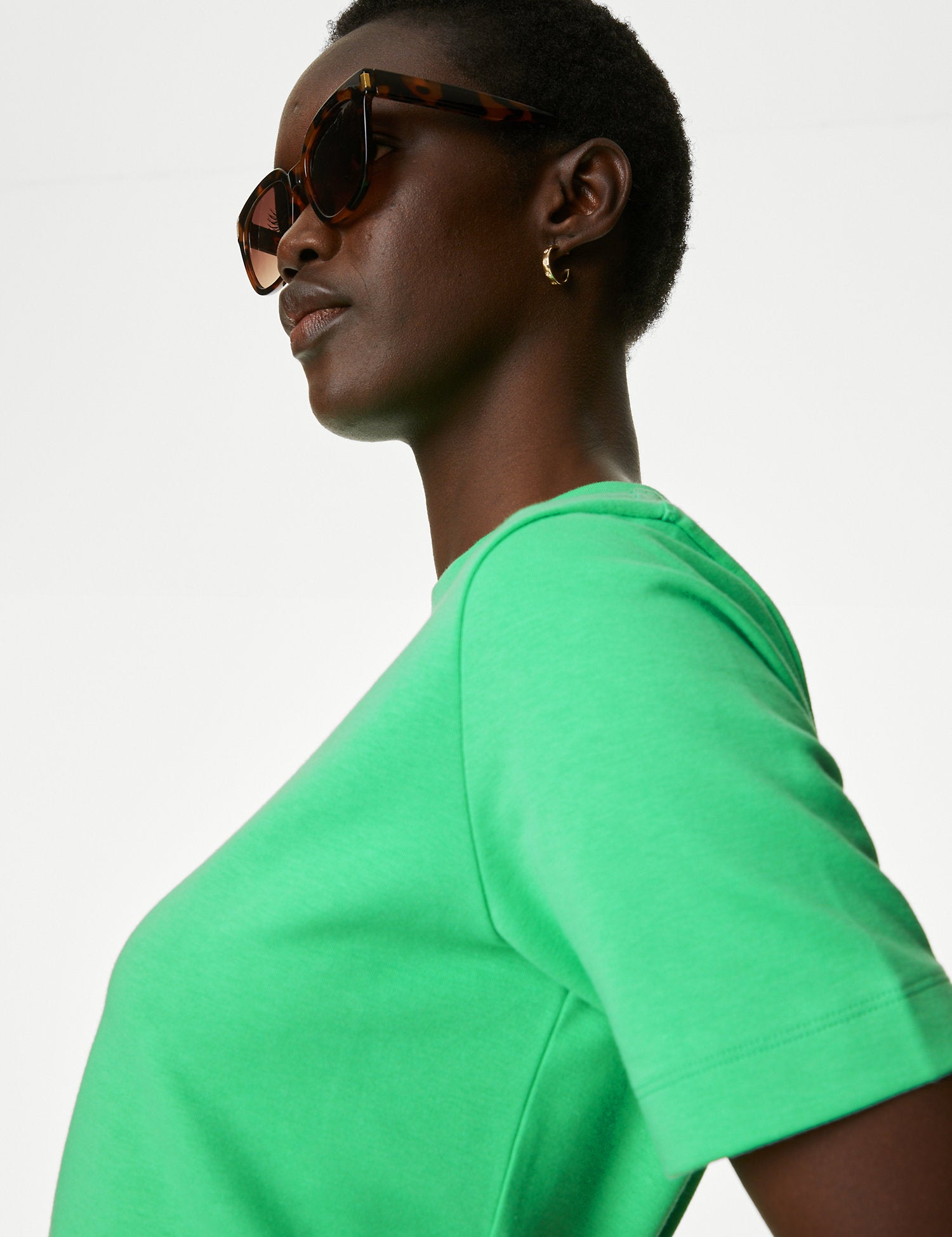 Cotton Rich Crew Neck T-Shirt