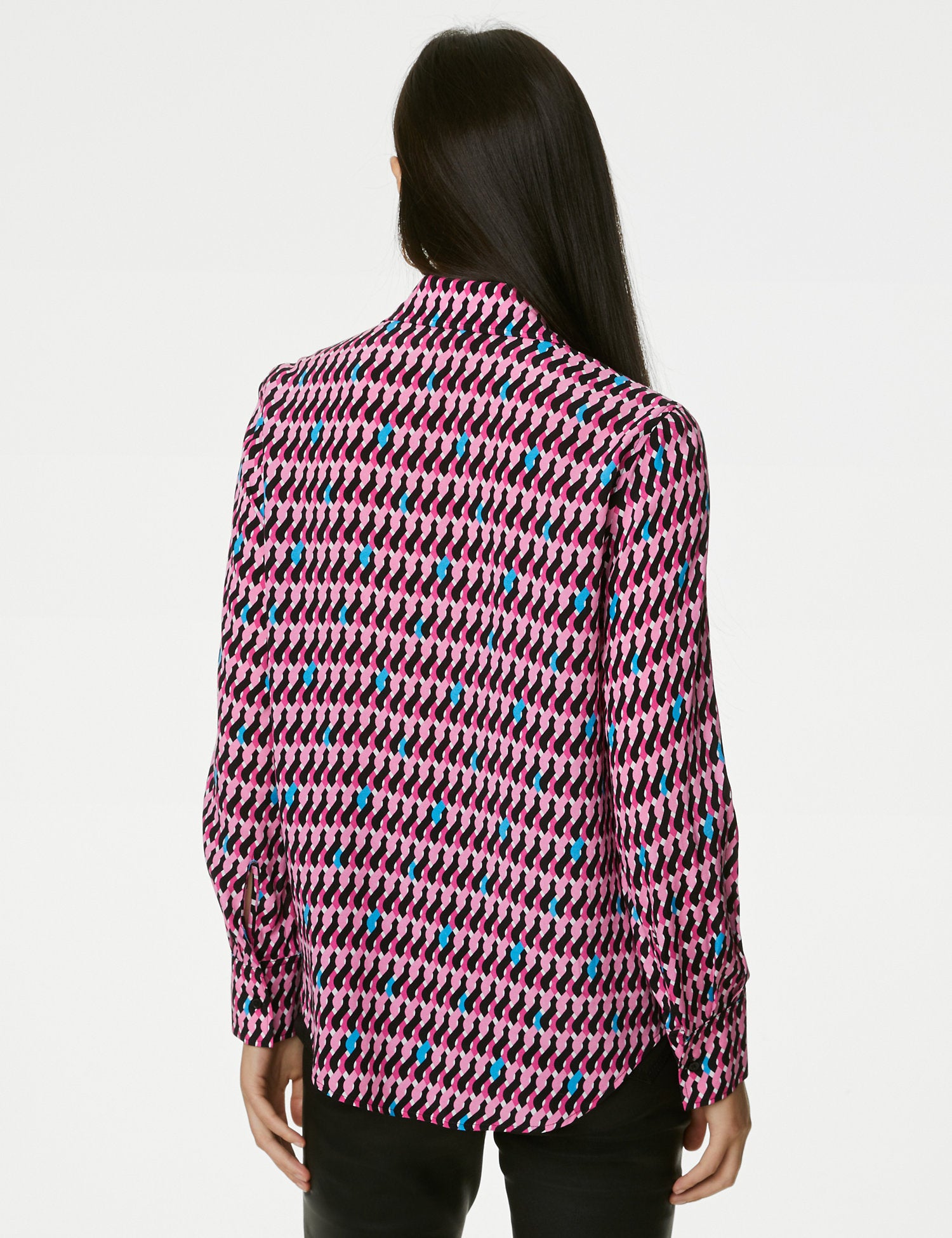Cupro Rich Printed Shirt