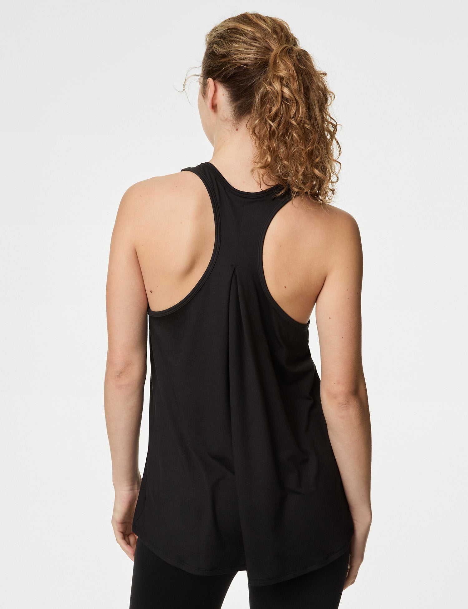 Scoop Neck Relaxed Sleeveless Yoga Top