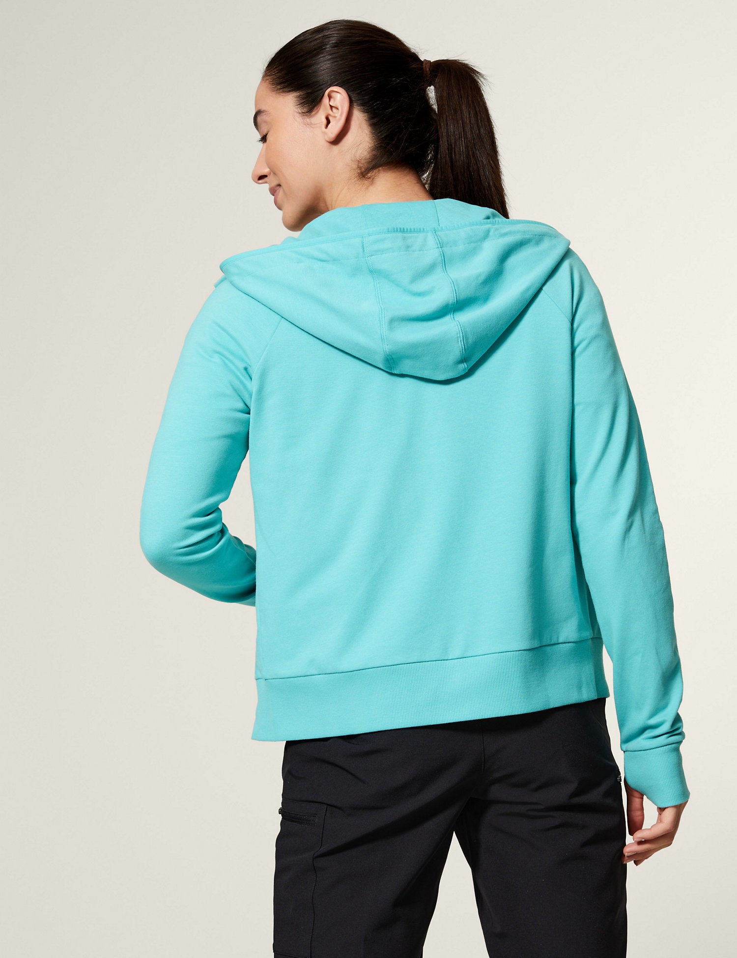 Cotton Rich Zip Up Hoodie