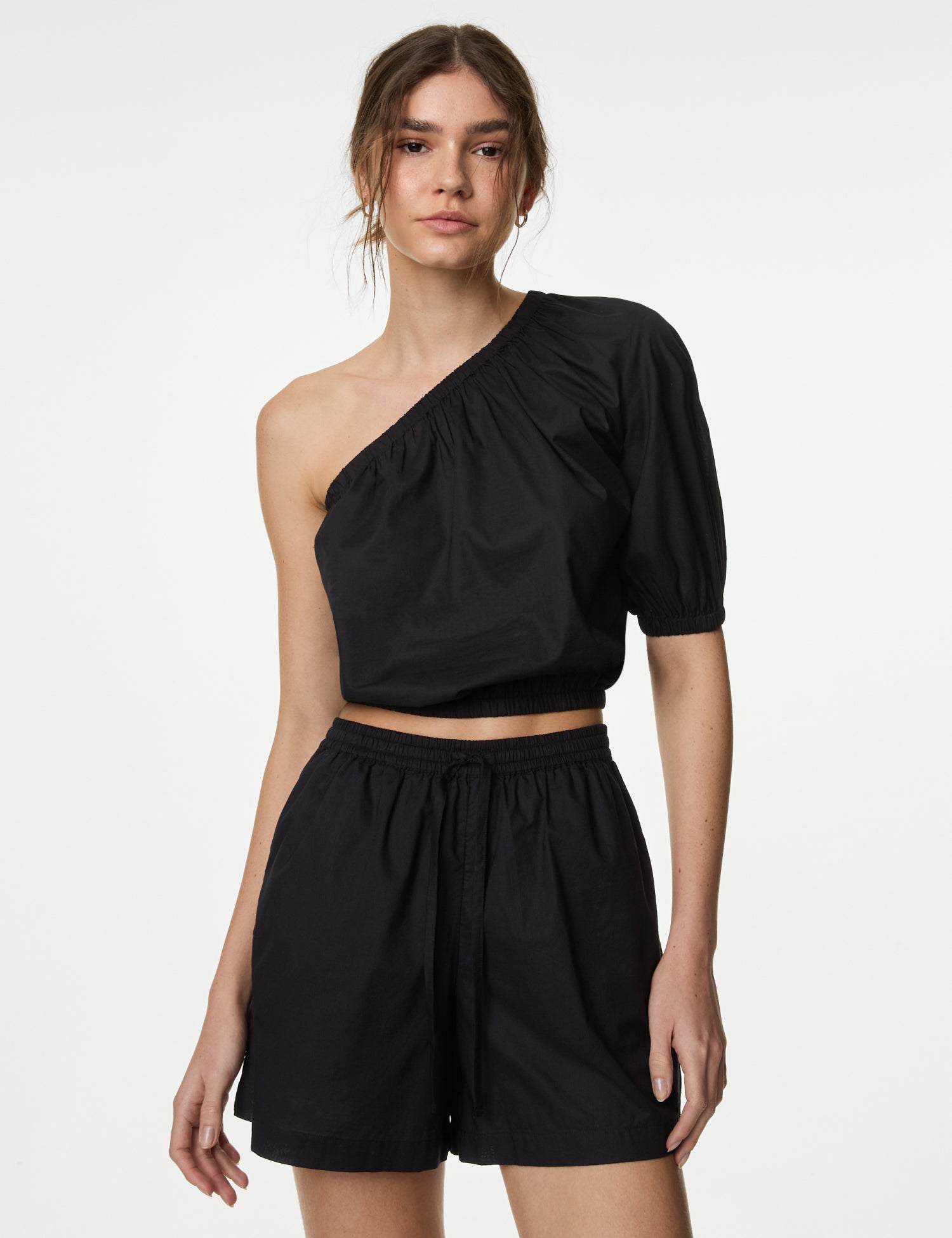 Pure Cotton One Shoulder Beach Top