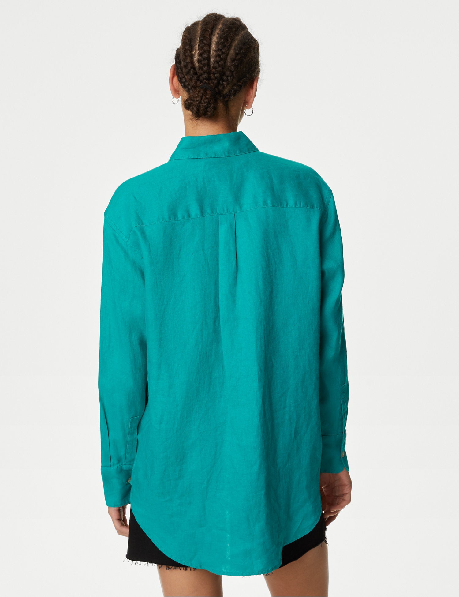 Pure Linen Oversized Shirt