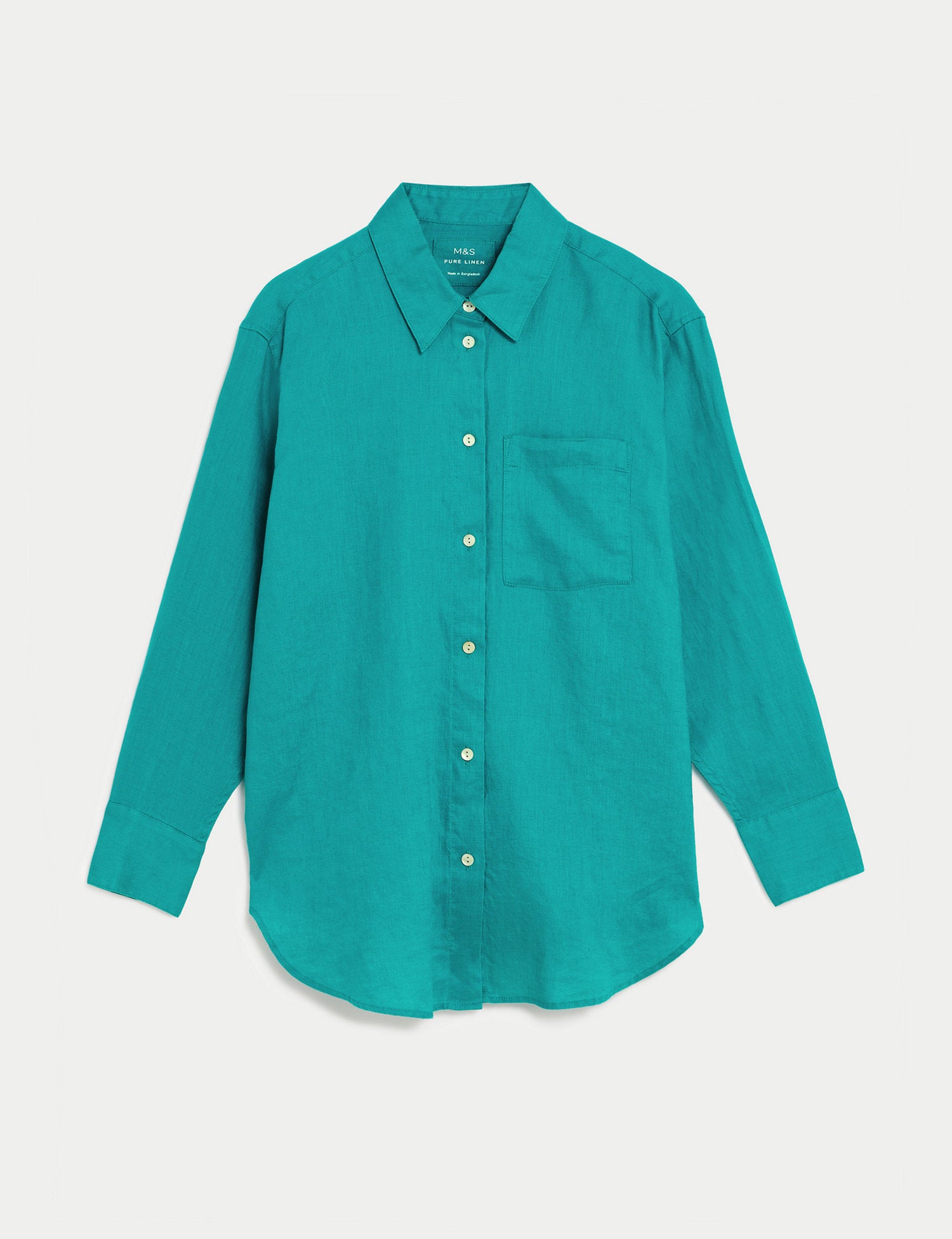 Pure Linen Oversized Shirt