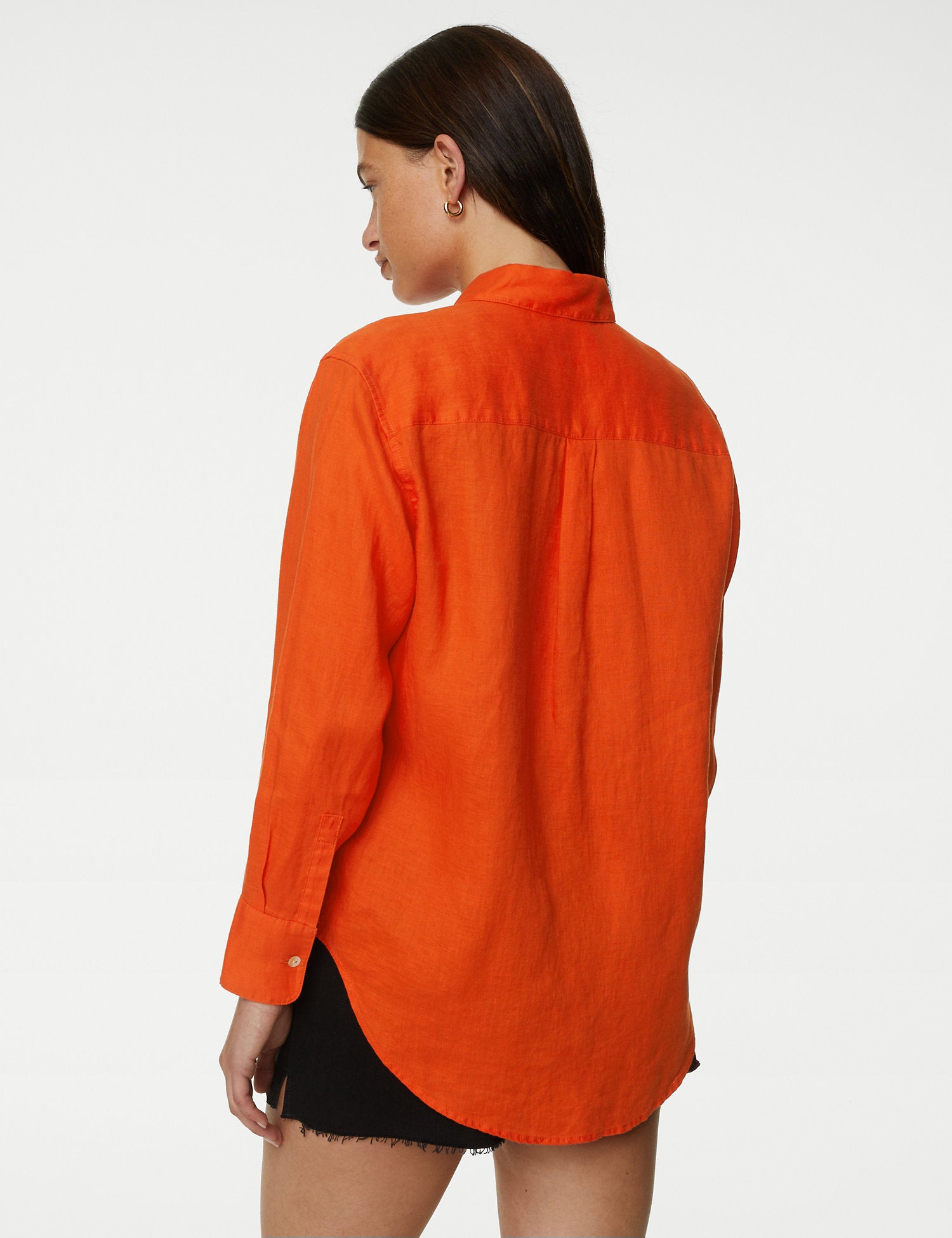 Pure Linen Oversized Shirt