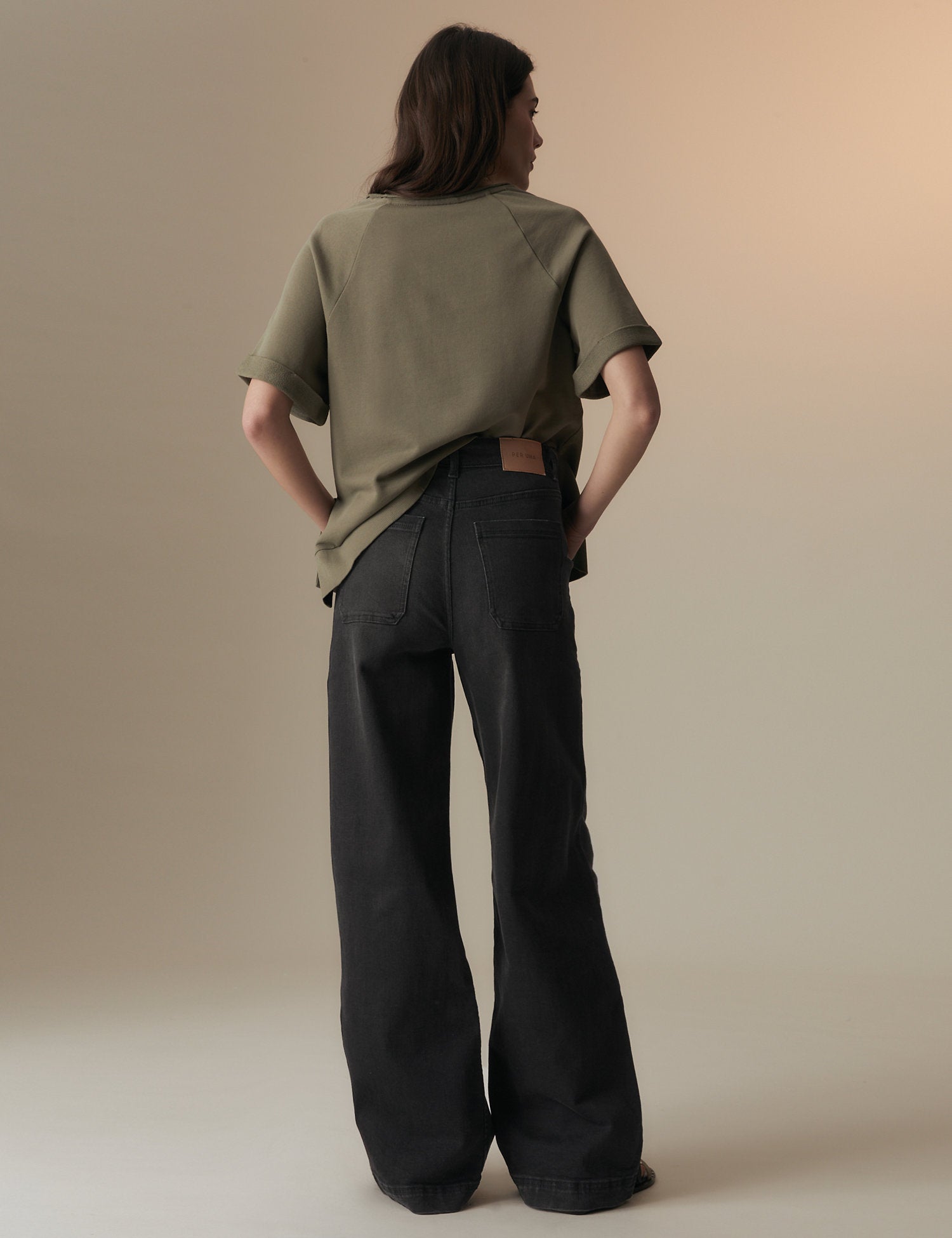 High Waisted Wide Leg Jeans