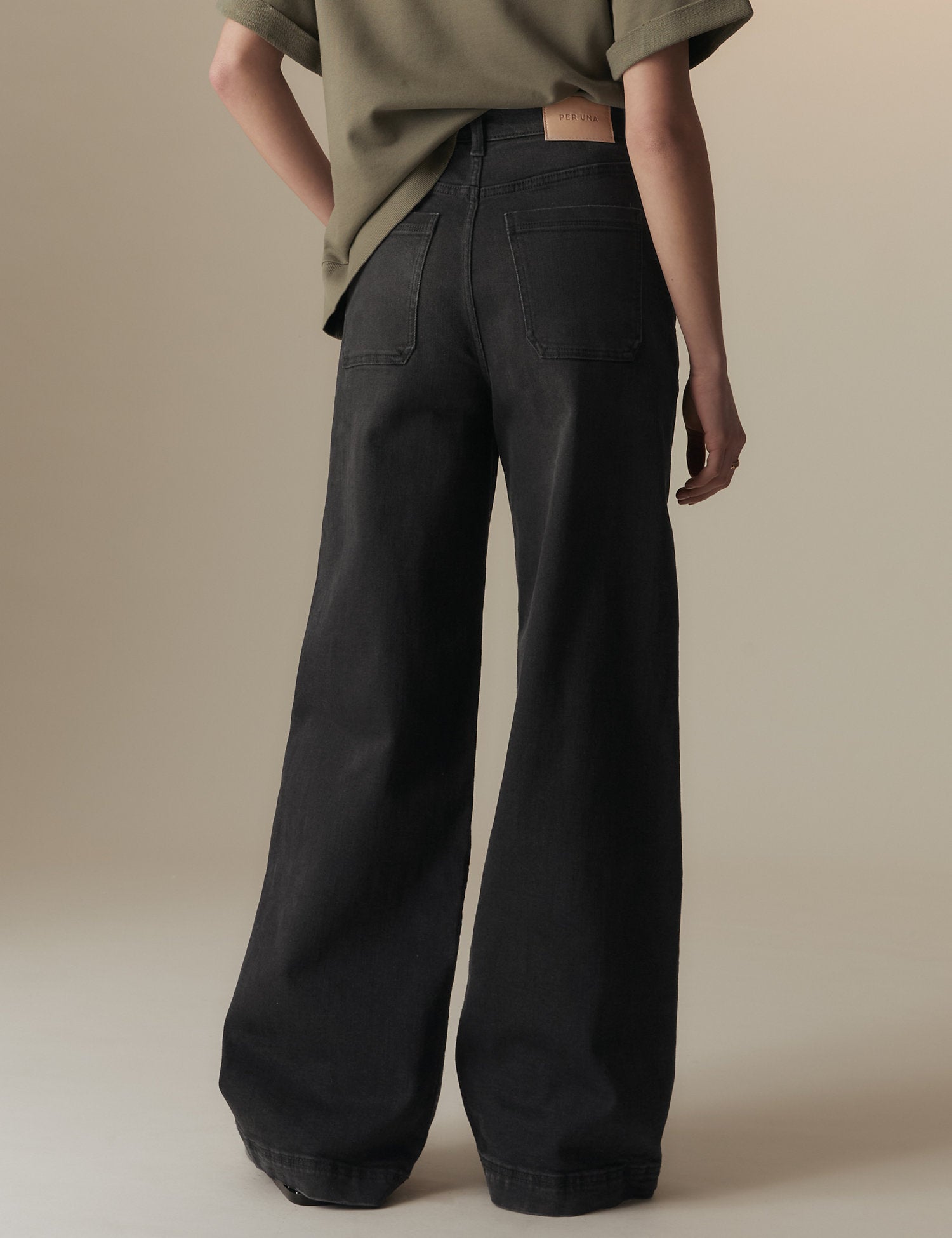 High Waisted Wide Leg Jeans